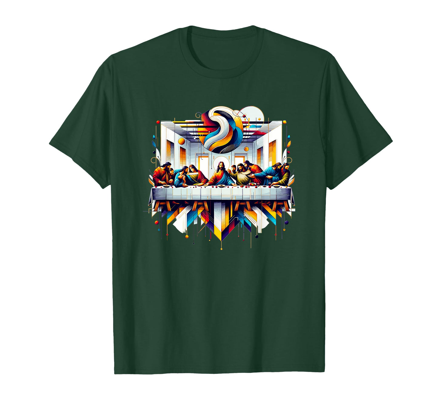Jesus Last Supper Modern Women Men Christian T-Shirt