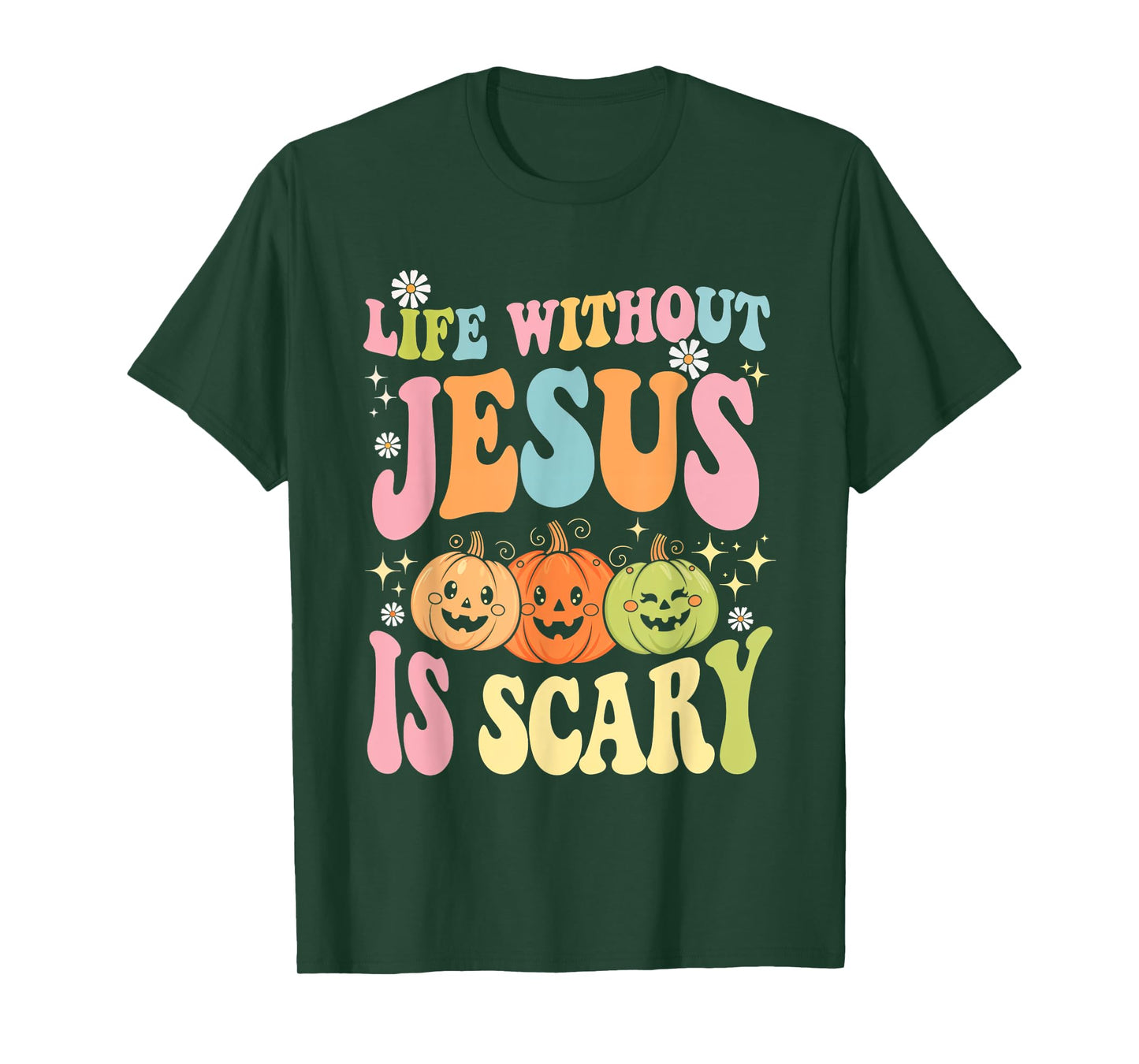 Life Without Jesus Halloween Faith Scary Christian T-Shirt