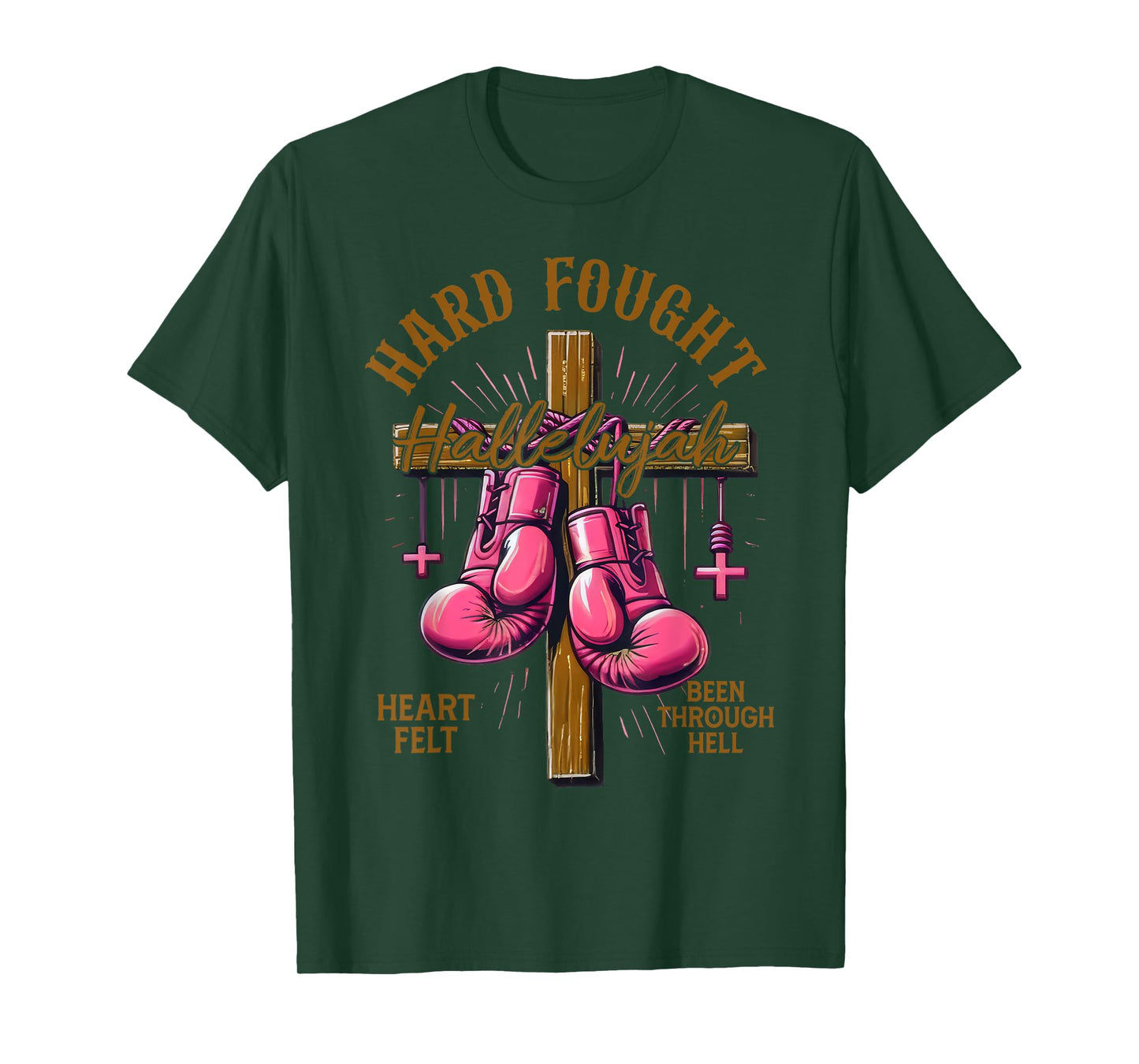 Brandon Hard Fought Hallelujah Praise Jesus T-Shirt