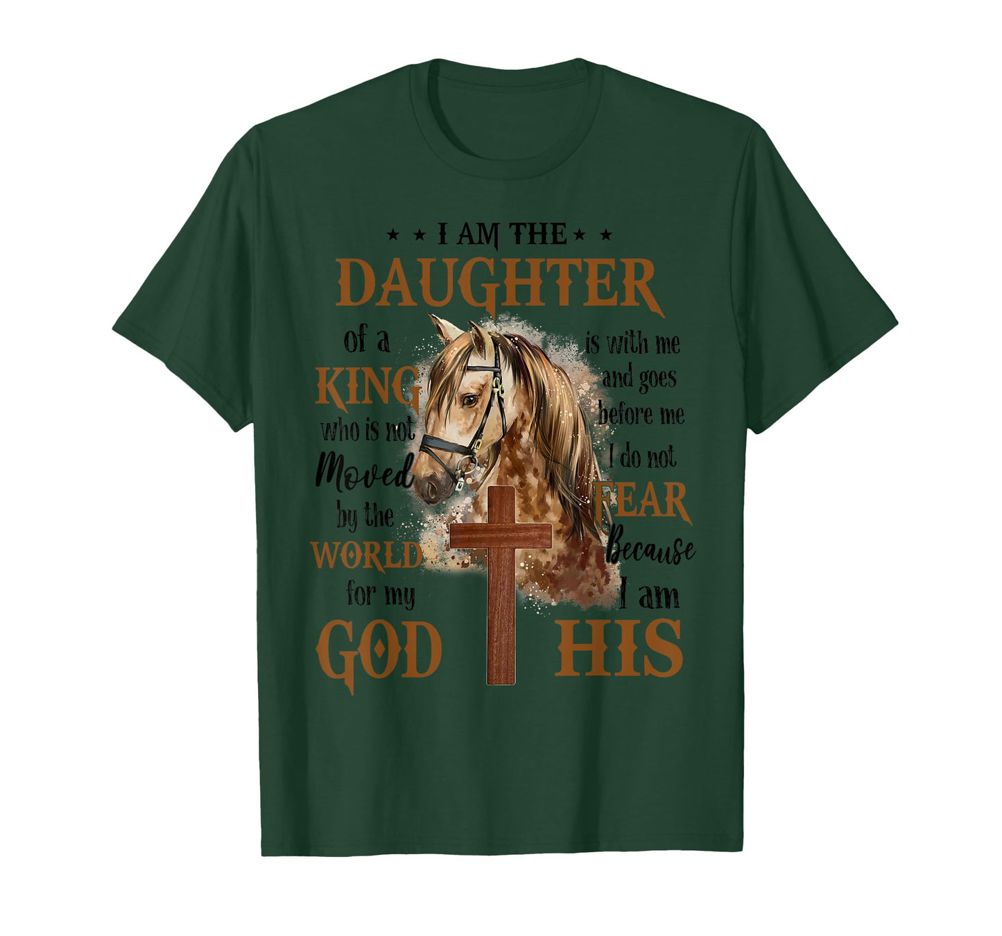 I Am The Daughter Of A King Who Is Not Moved By The World T-Shirt