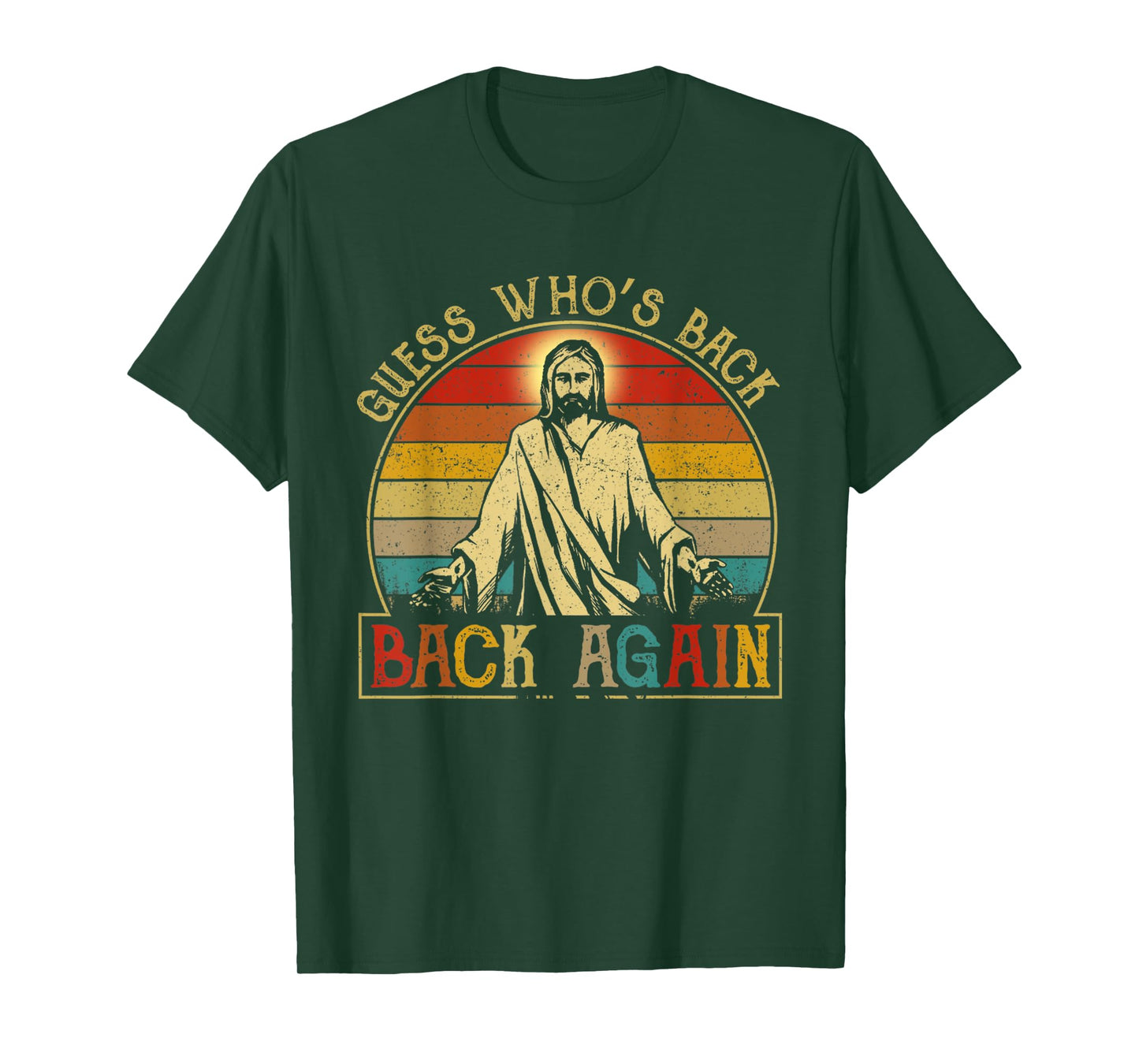 Guess Whos Back Jesus Easter Funny Vintage T-Shirt