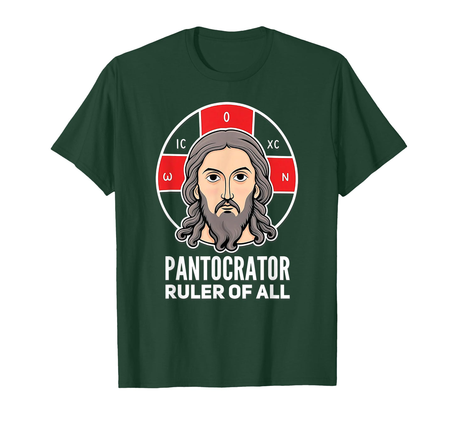 Orthodox Christian Eastern Orthodox Christ Pantocrator Icon T-Shirt