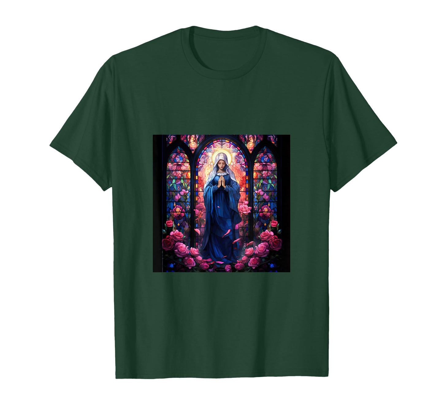 Blessed Virgin Mary Jesus Christian T-Shirt