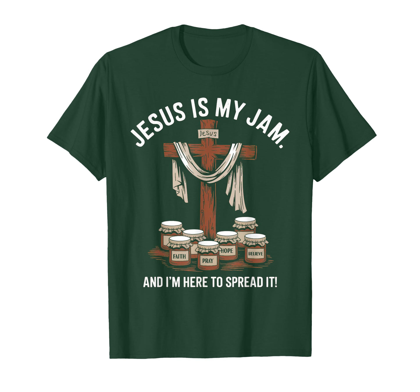 Jesus is My Jam Tshirt Men Women Christian Bible Verse T-Shirt