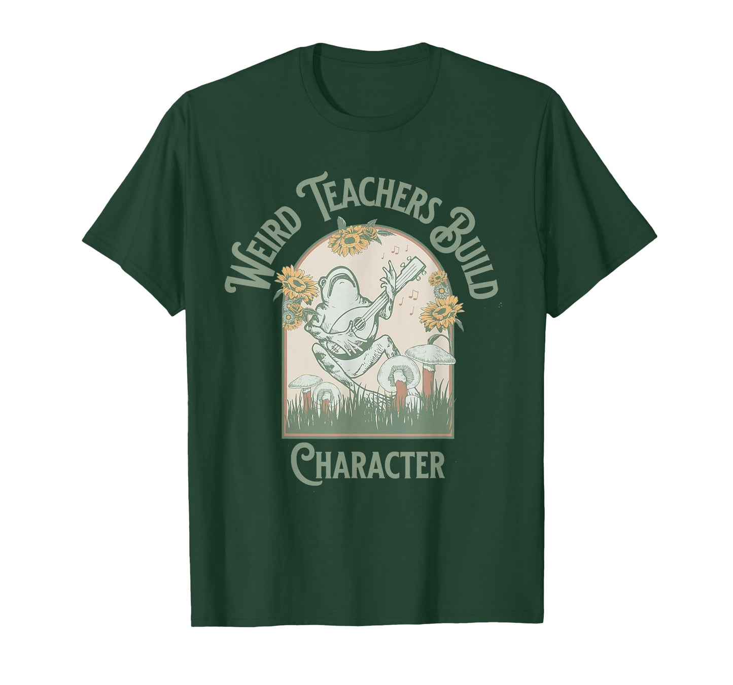 Weird Teachers Build Character- Teacher's Day Gift T-Shirt