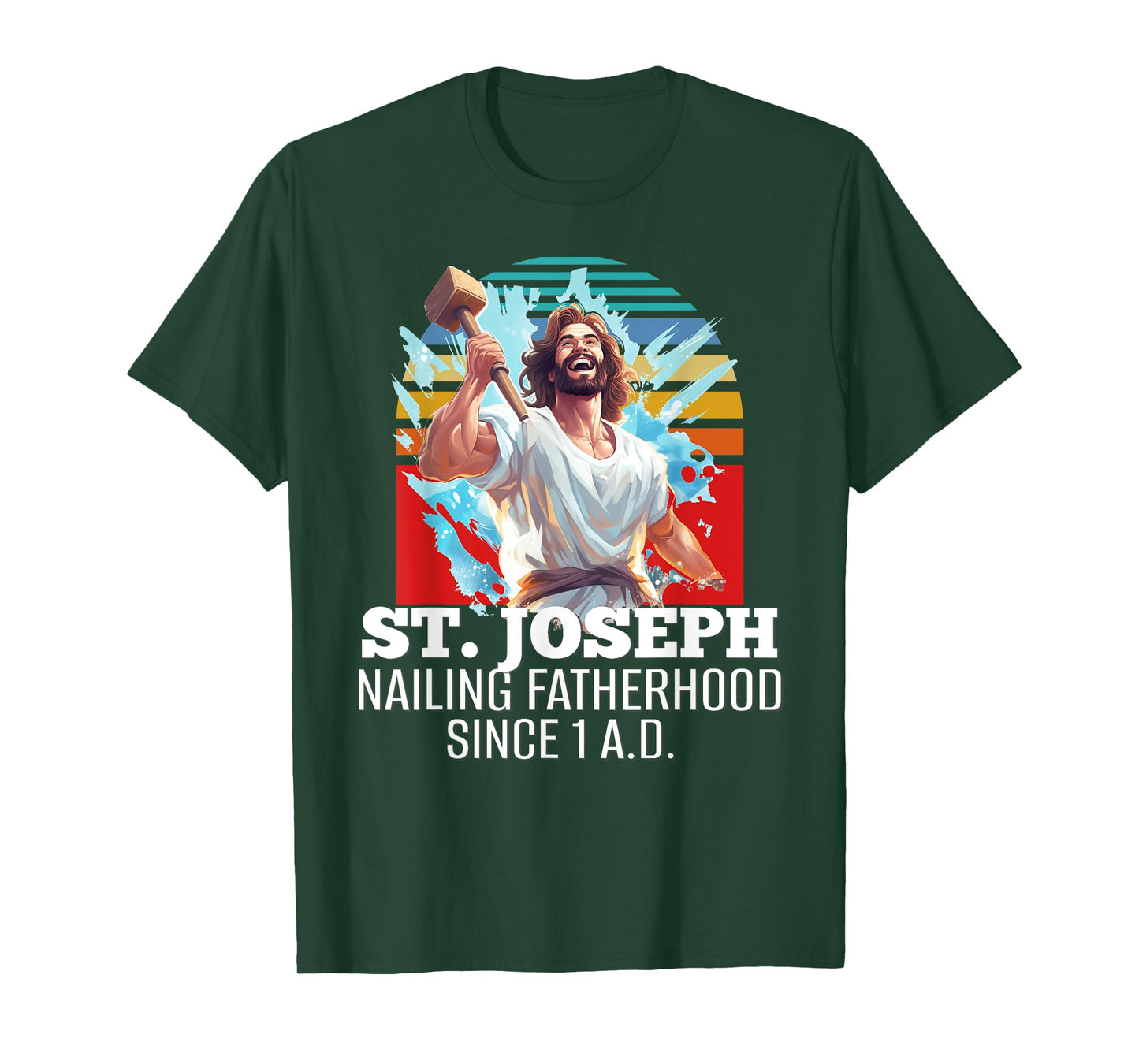 Funny Saint Joseph Catholic Father And Worker T-Shirt