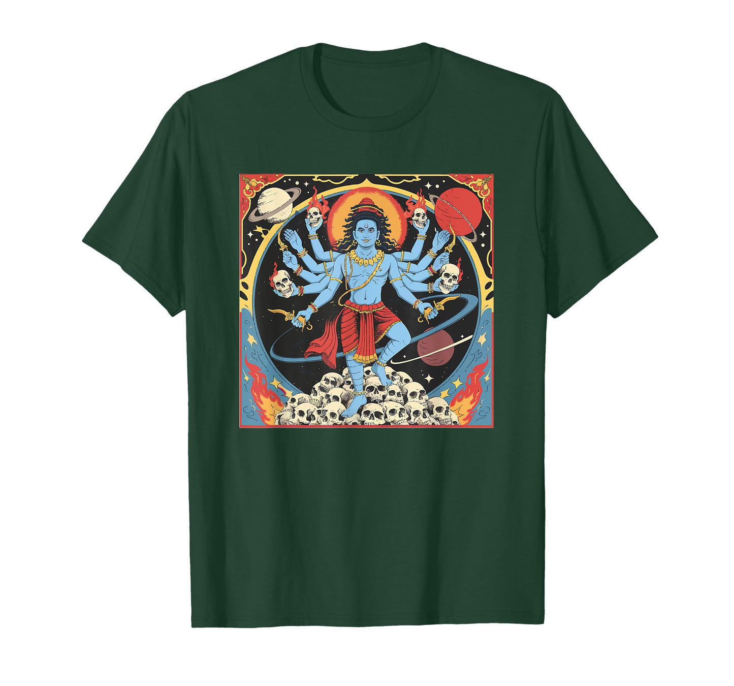 Kali Hindu Goddess Hinduism Deity God Spiritual Zen Yoga T-Shirt
