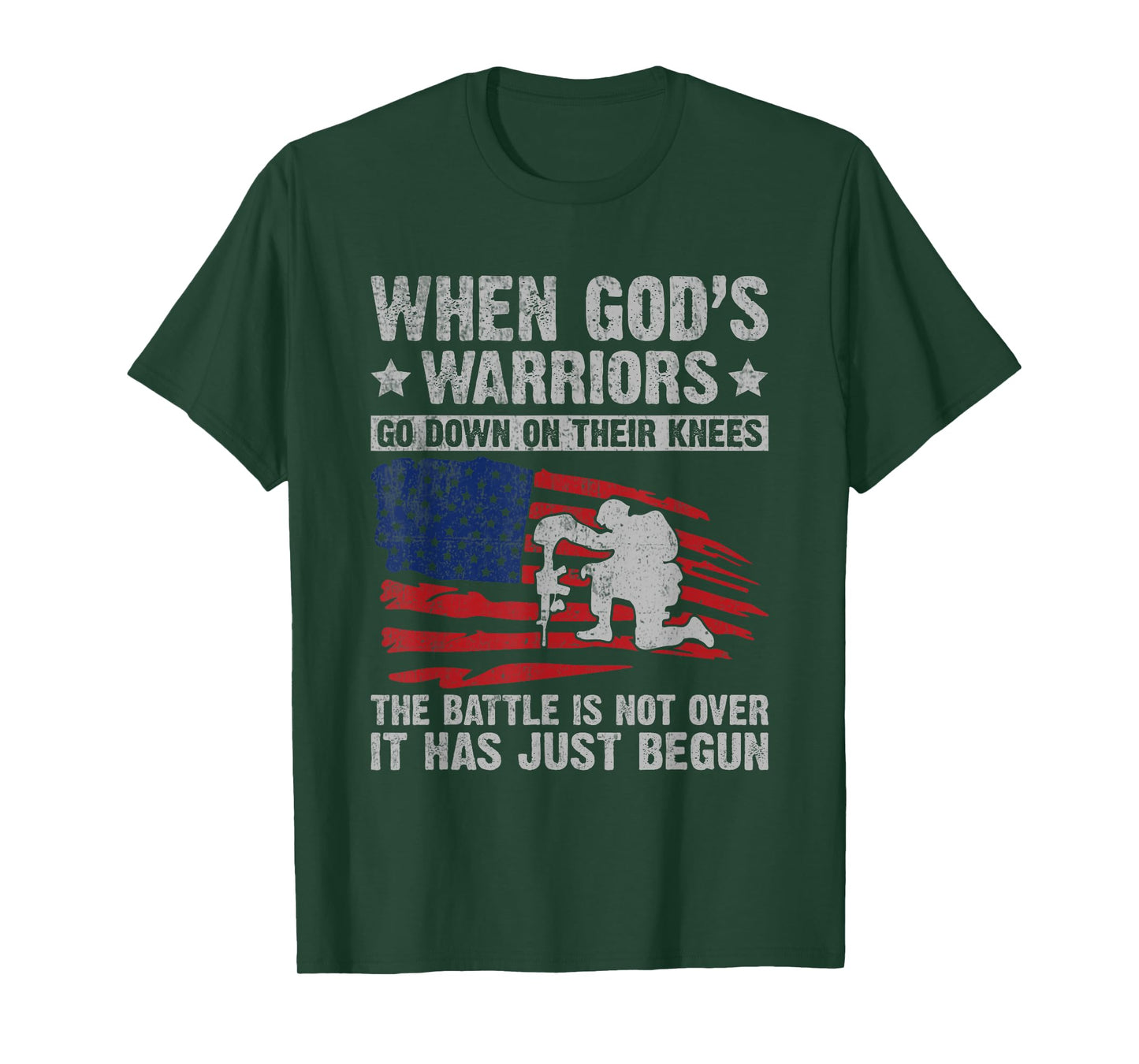 Patriotic Christian Devotee God Christianity Us Flag Jesus T-Shirt