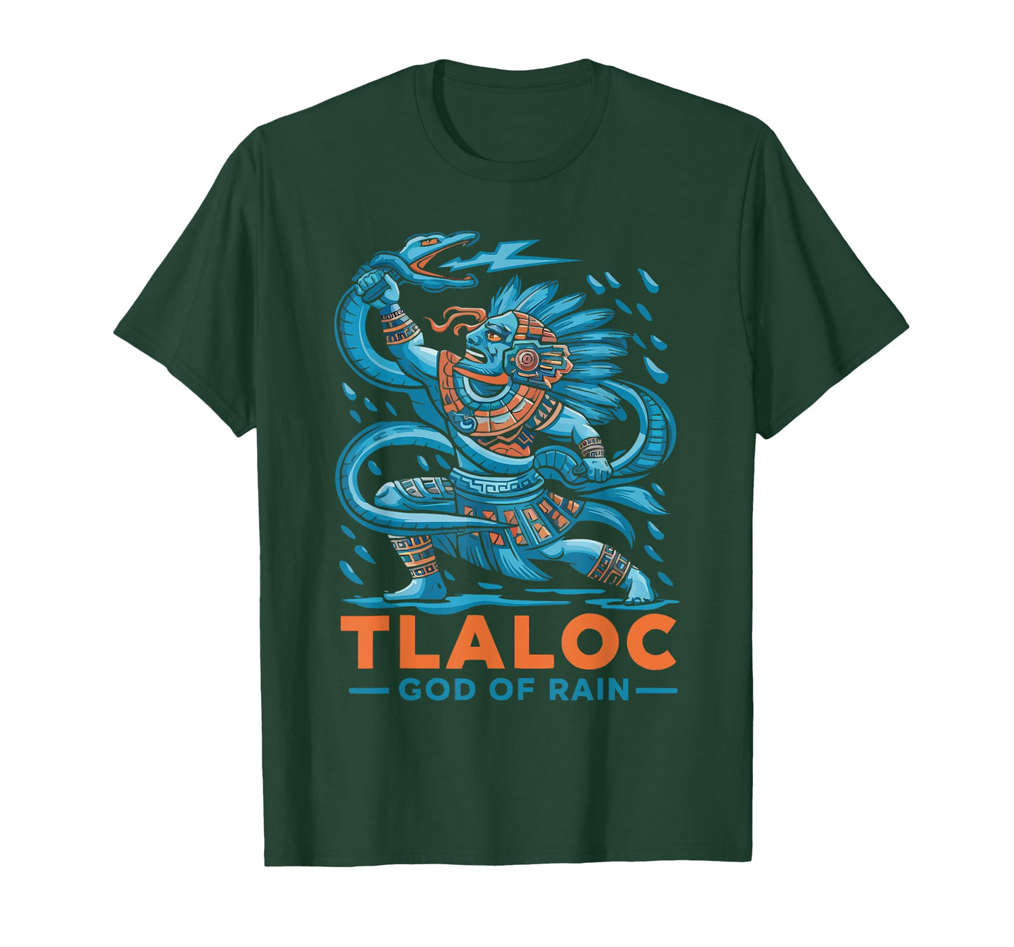 Aztec God Aztec Culture Mayan Indigenous Tlaloc Statue T-Shirt