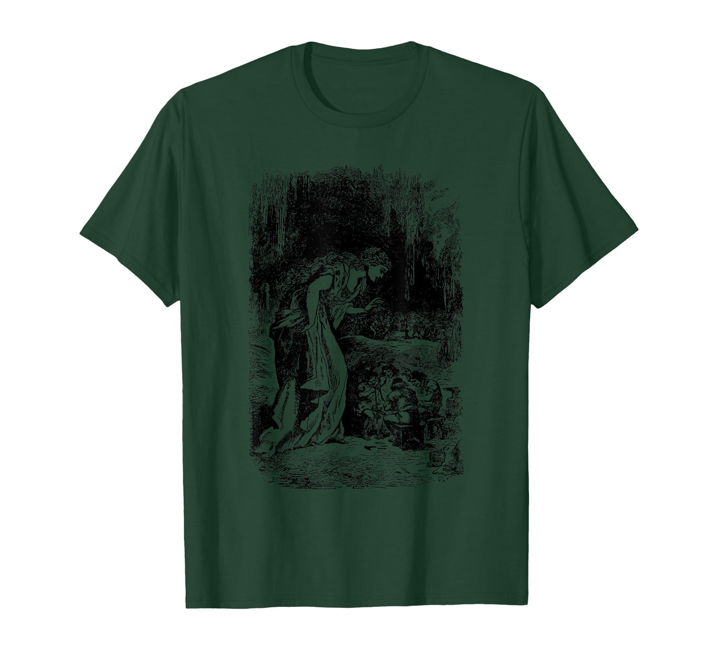 Freyja in The Dwarfs' cave Viking Norse Mythology Celtic T-Shirt