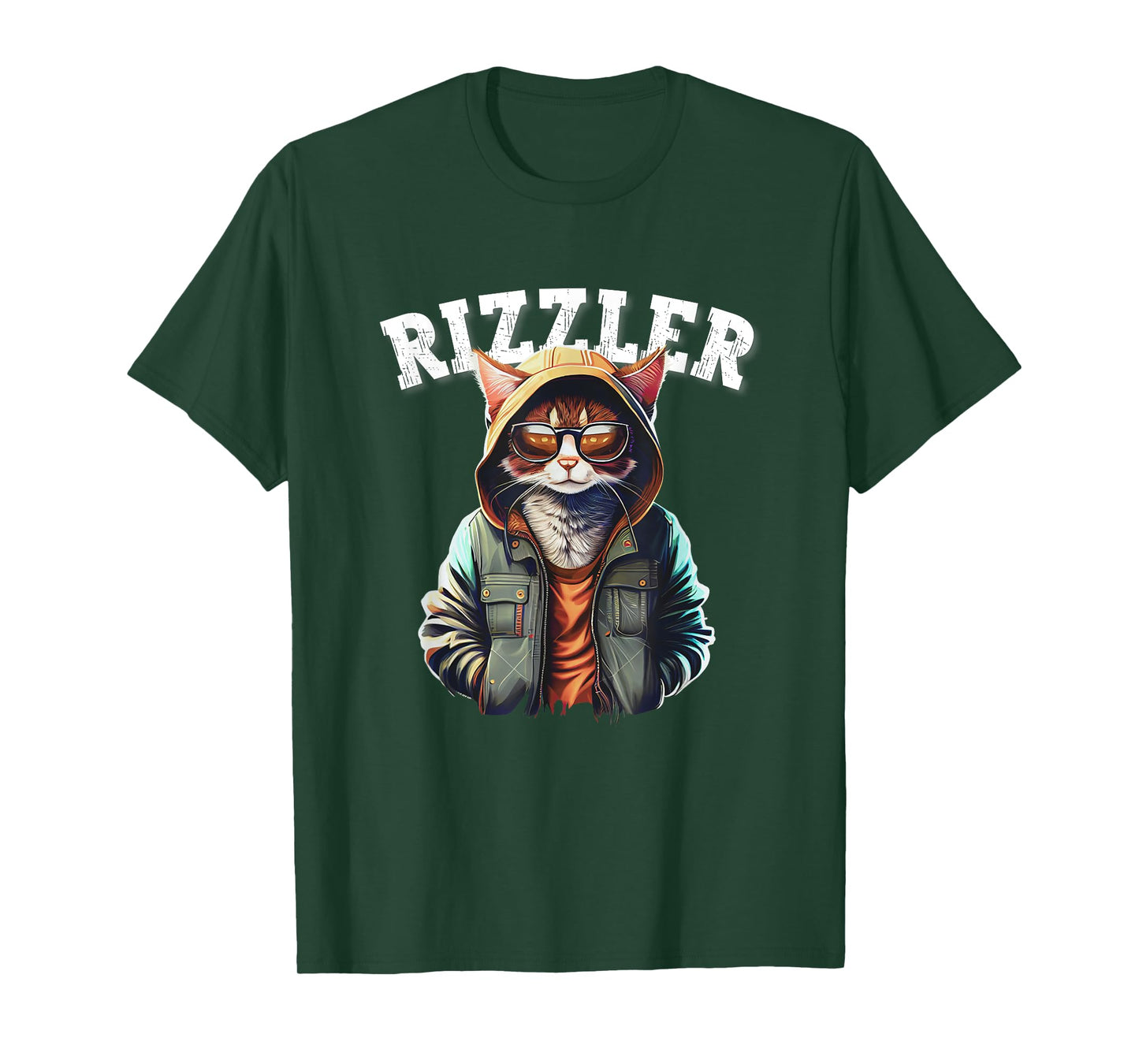 Rizzler Cat Funny W Rizz Meme Rizzler With The Rizz Teen T-Shirt for Men Women Kids
