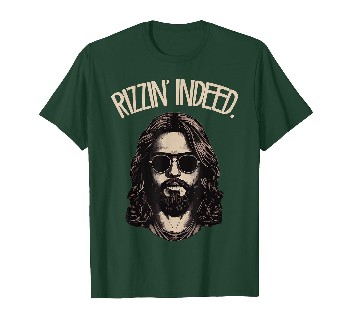 Funny Rizzin' Indeed Religious Christian Jesus Meme T-Shirt