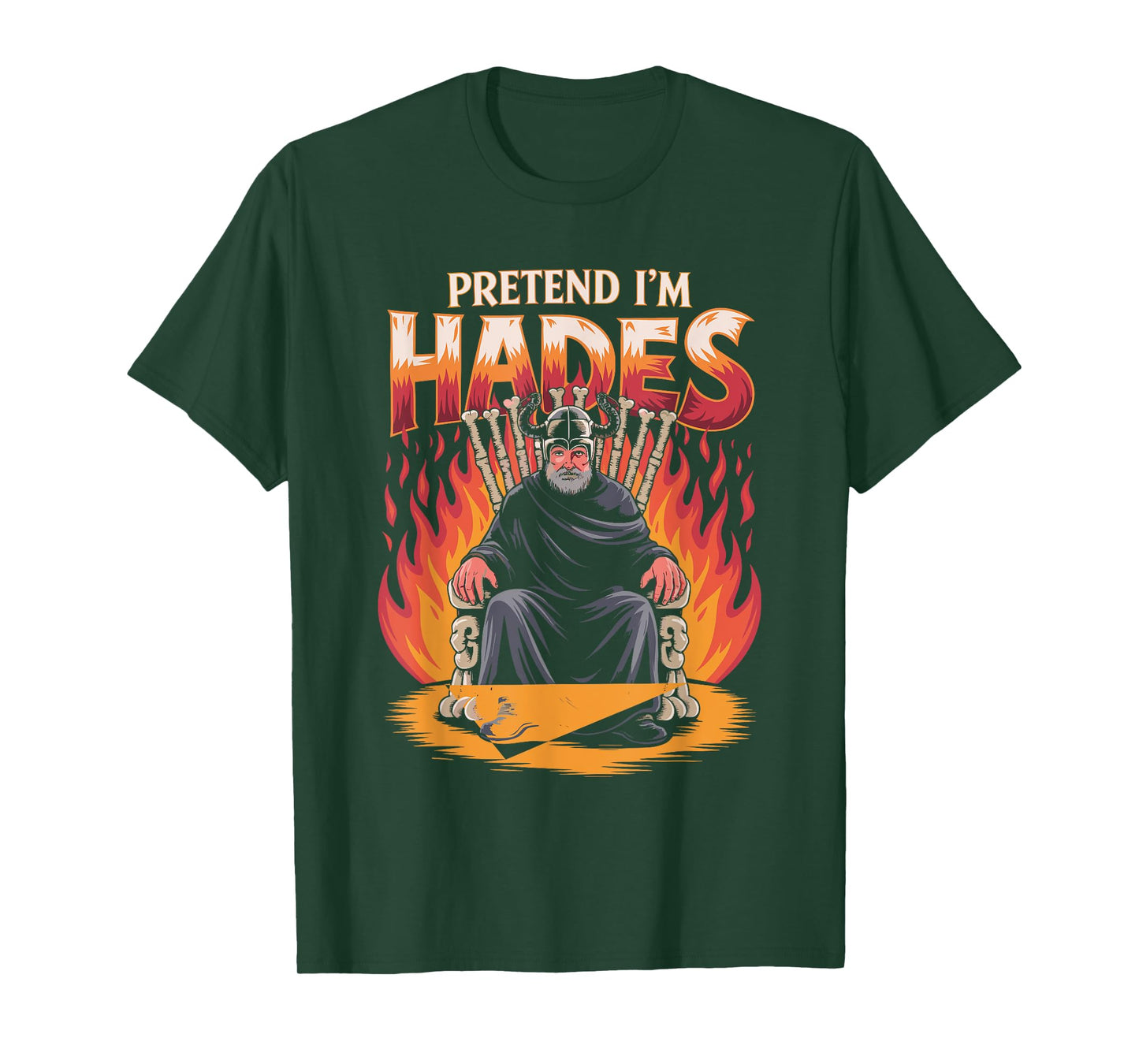 Pretend I'm Hades Costume Ancient Greek God Mythologist T-Shirt