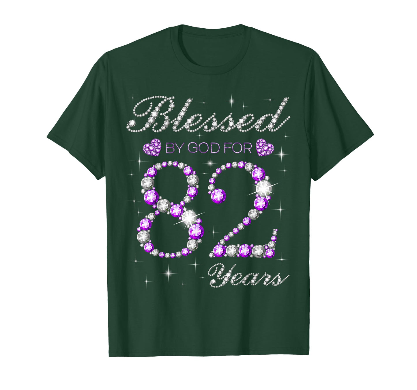 Blessed By God For 82 Years Old 82nd Birthday Party B-day T-Shirt