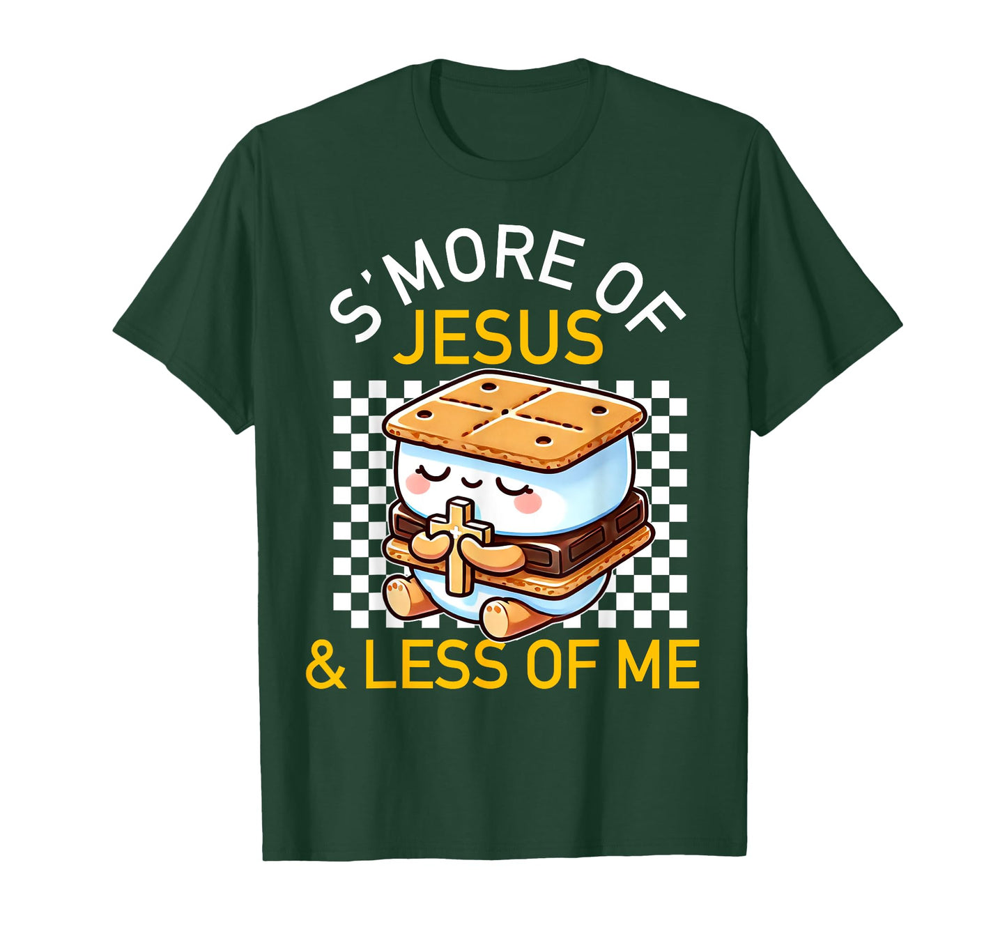 S'more of Jesus and Less of Me Funny Christian T-Shirt