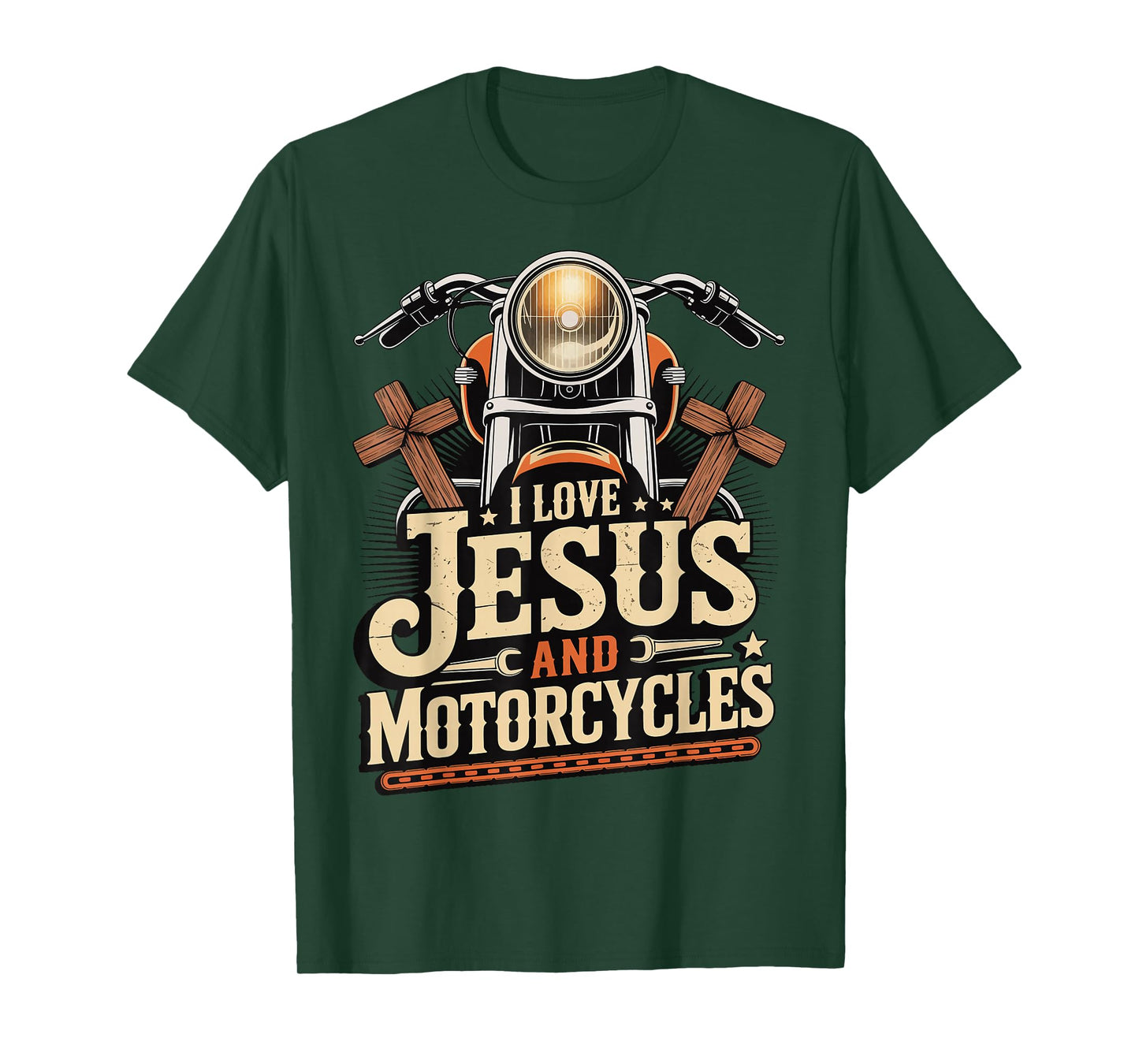 I Love Jesus And Motorcycles T-Shirt