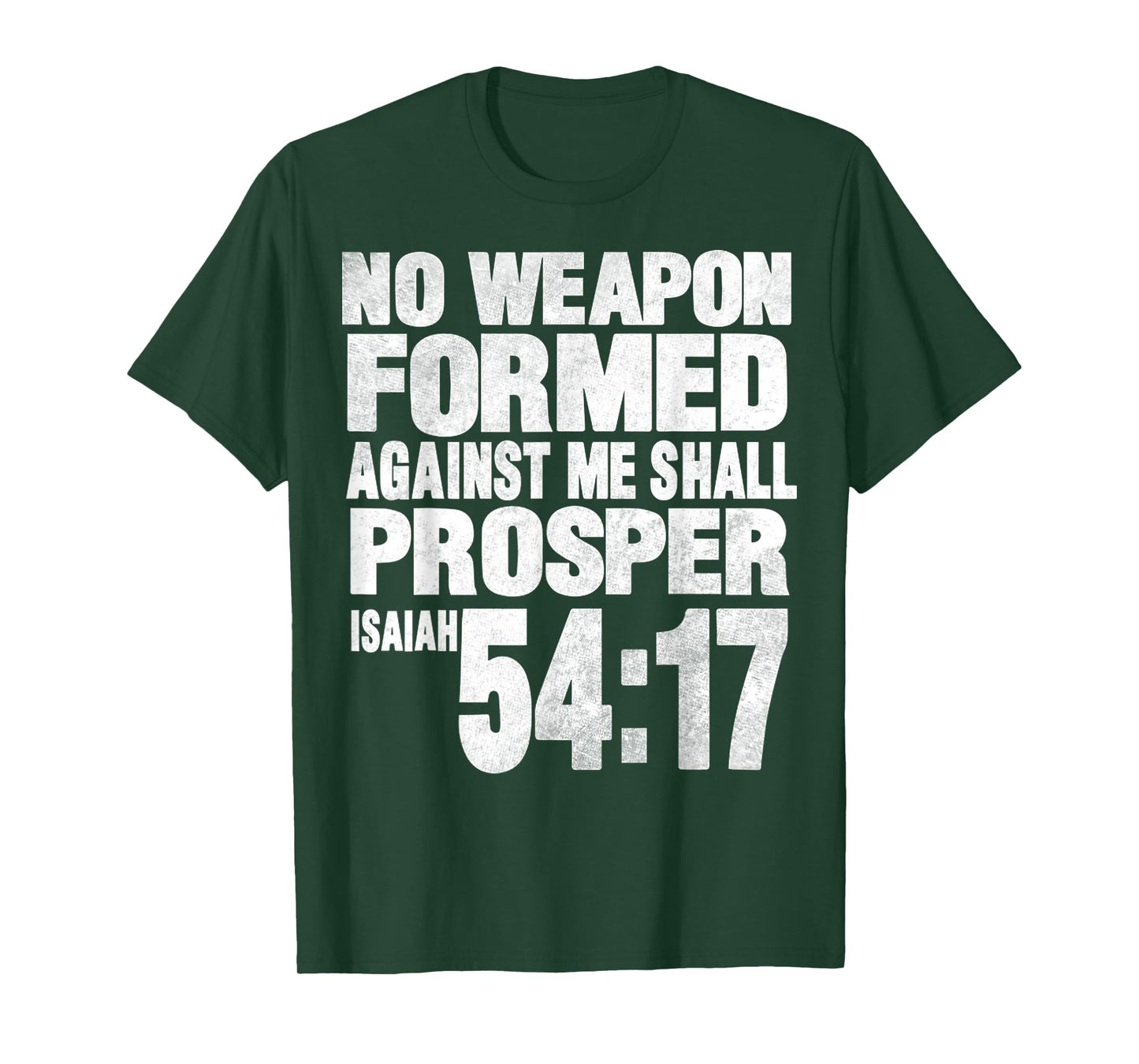 Vintage No Weapon Formed Against Me Shall Prosper Tee T-Shirt