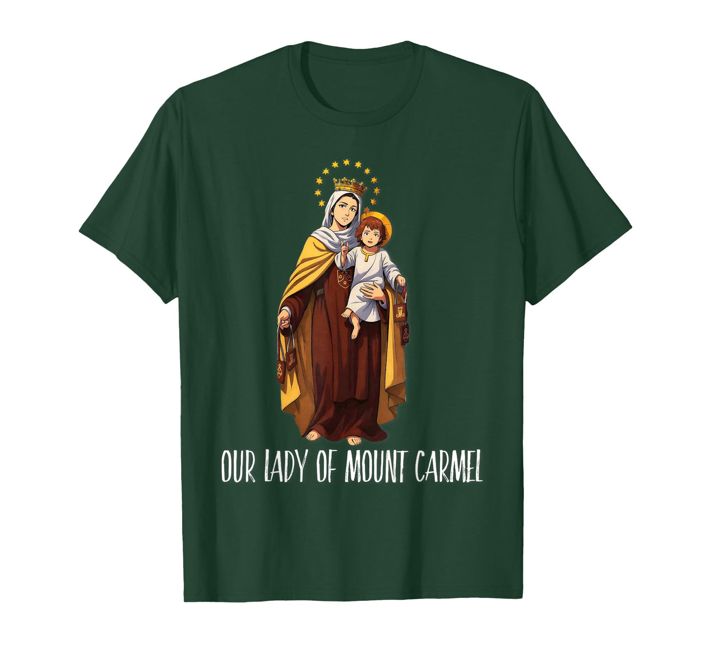 Our Lady of Mount Carmel Marian Catholic T-Shirt