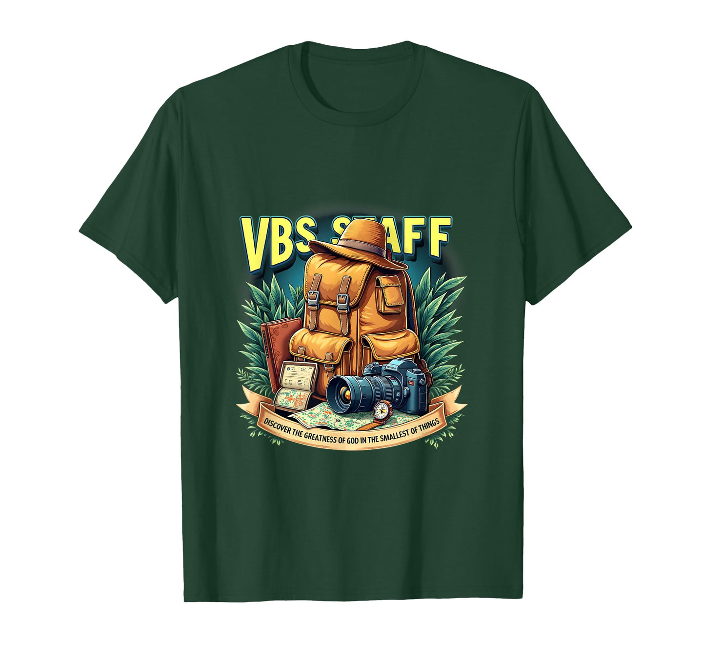 Staff Magnified Smallest Insects VBS Team VBS 2025 Adventure T-Shirt