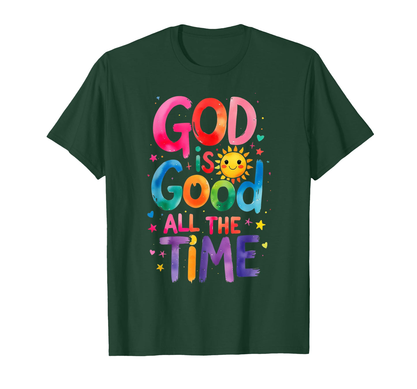 God is Good All The Time Jesus Christ Christian Gift T-Shirt