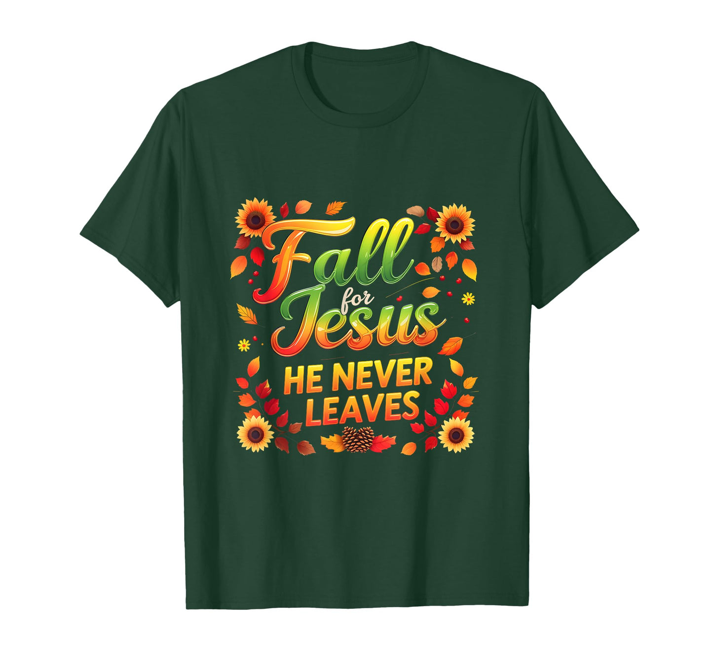 Fall Christian Thanksgiving Autumn Jesus My Favourite Season T-Shirt