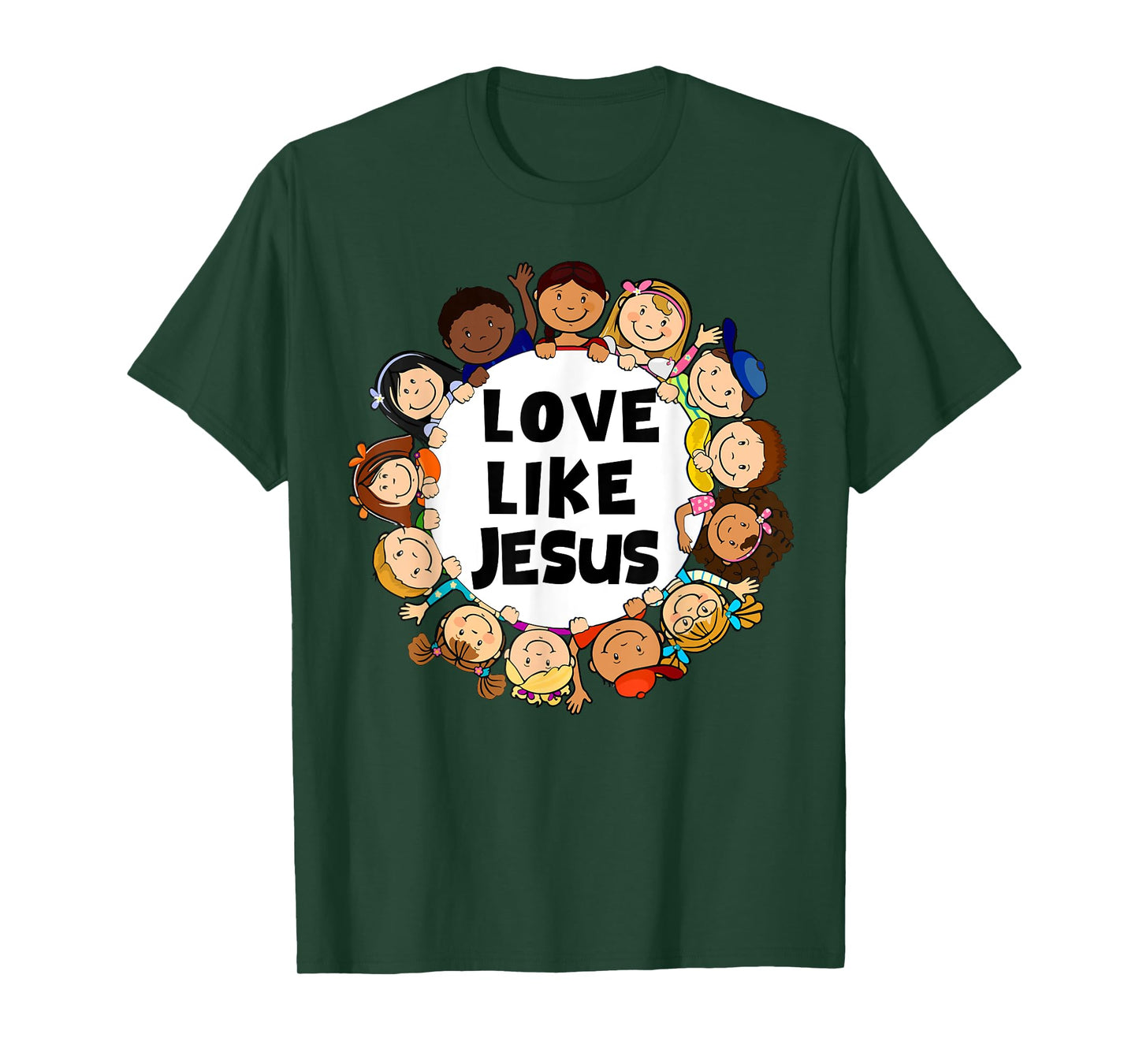 Kids Love Like Jesus Christian God Son Toddler Graphic Tee T-Shirt