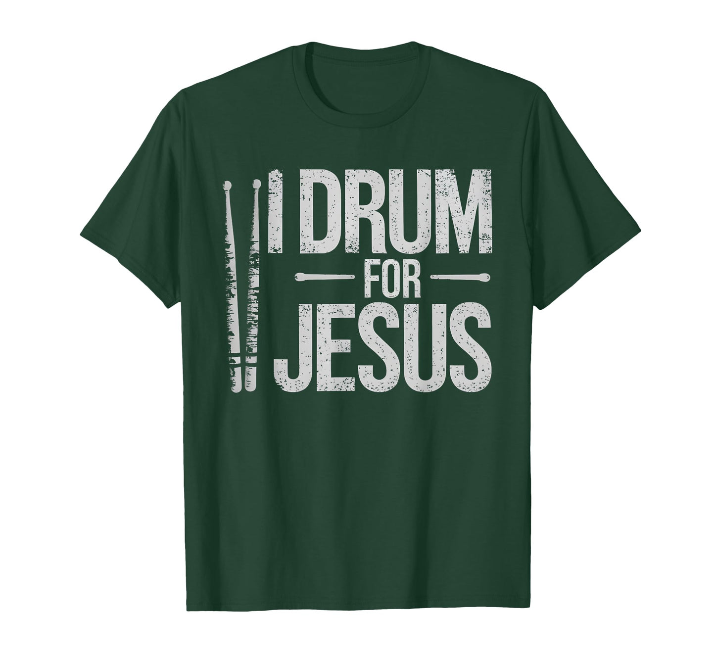 I Drum For Jesus Christian Church Drummer Drumming Drums T-Shirt