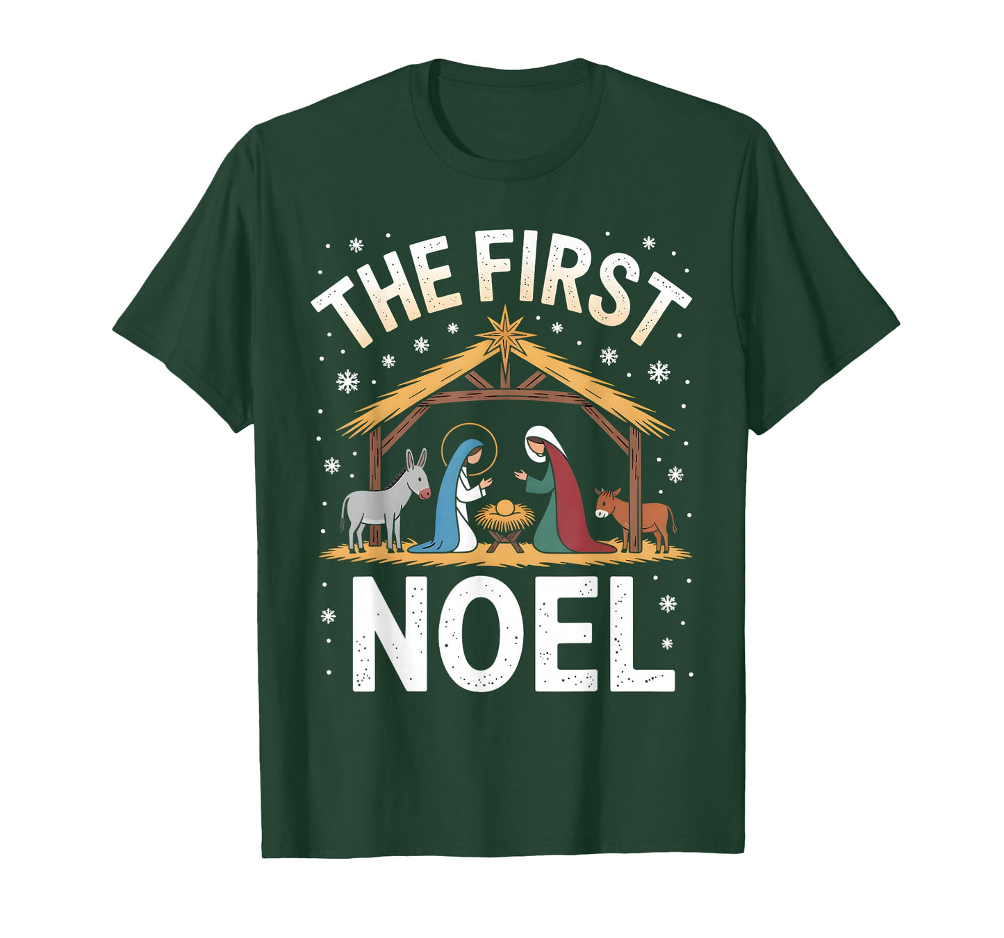 Christian Christmas First Noel Celebrate The Nativity T-Shirt