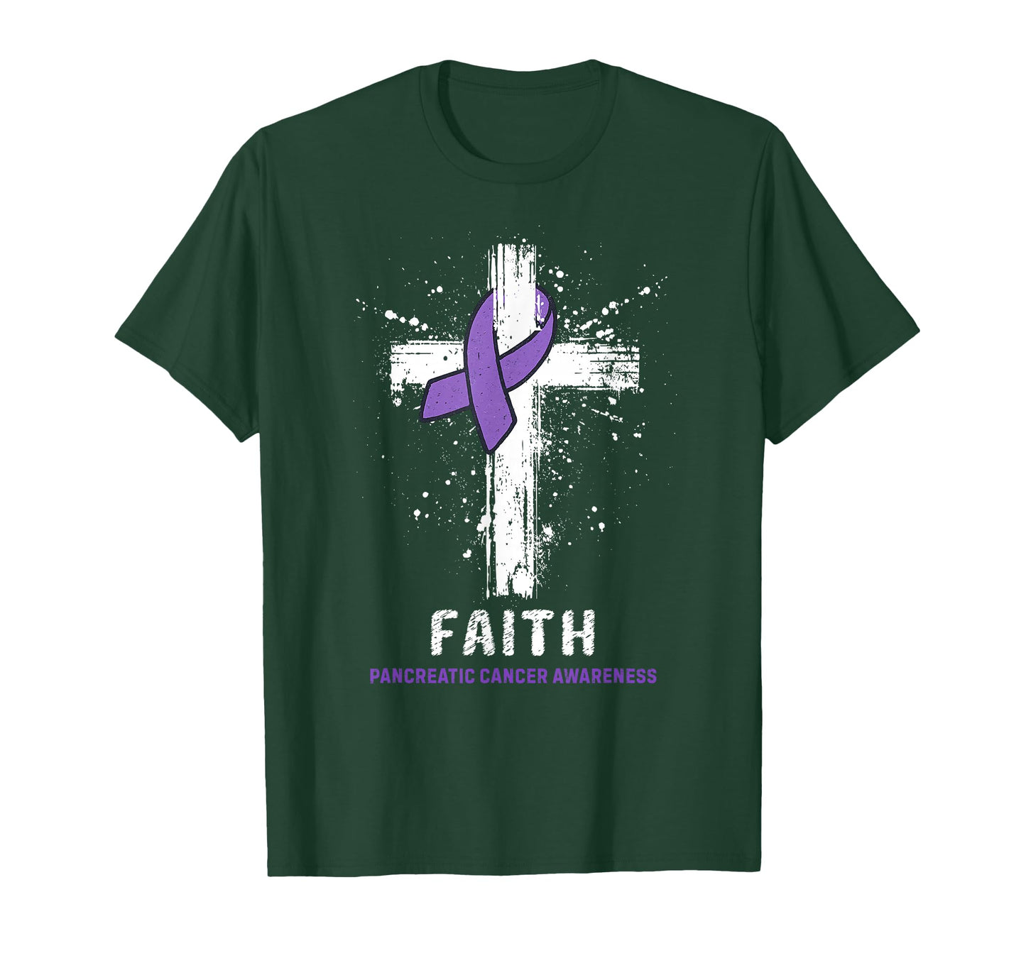 Faith Pancreatic Cancer Awareness T-Shirt