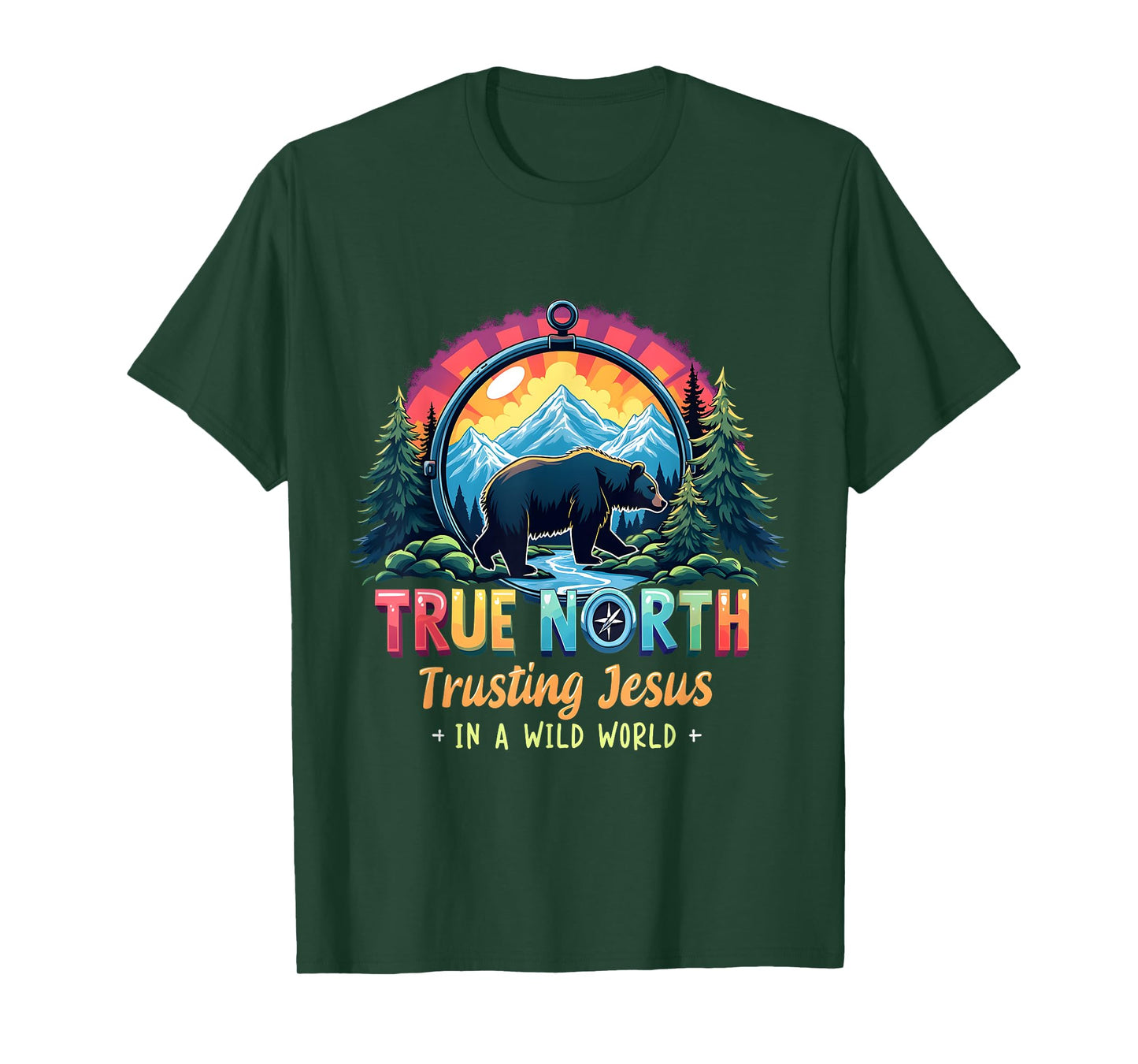 VBS 2025 True North Trusting Jesus Christian Summer T-Shirt