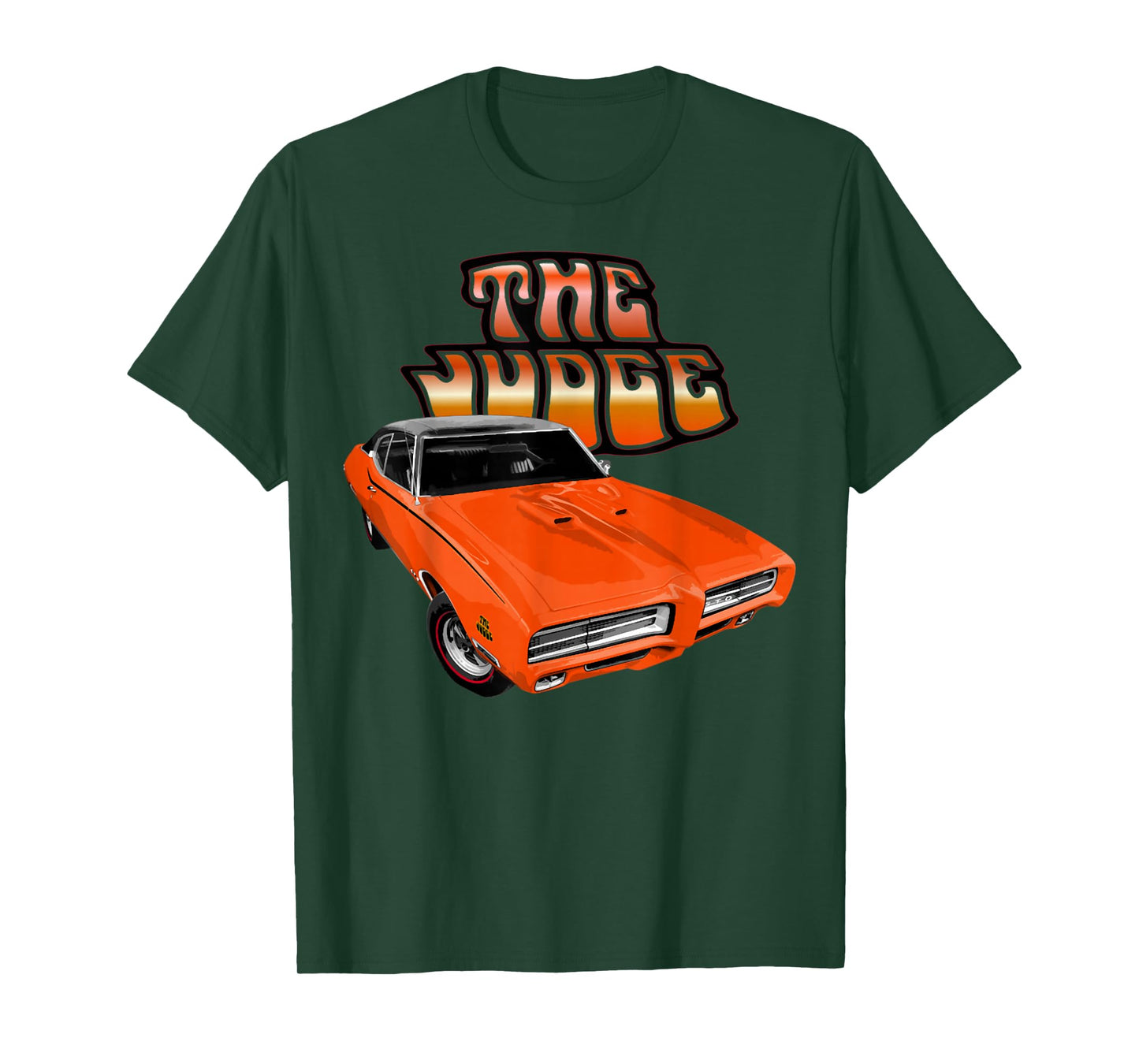 I'm not old I'm a classic GTO Tees 69 GTO Judge Orange T-Shirt, Small, Black