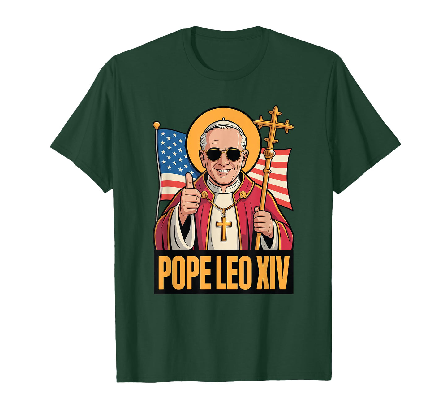 Pope Robert Prevost Pope Leo XIV USA T-Shirt
