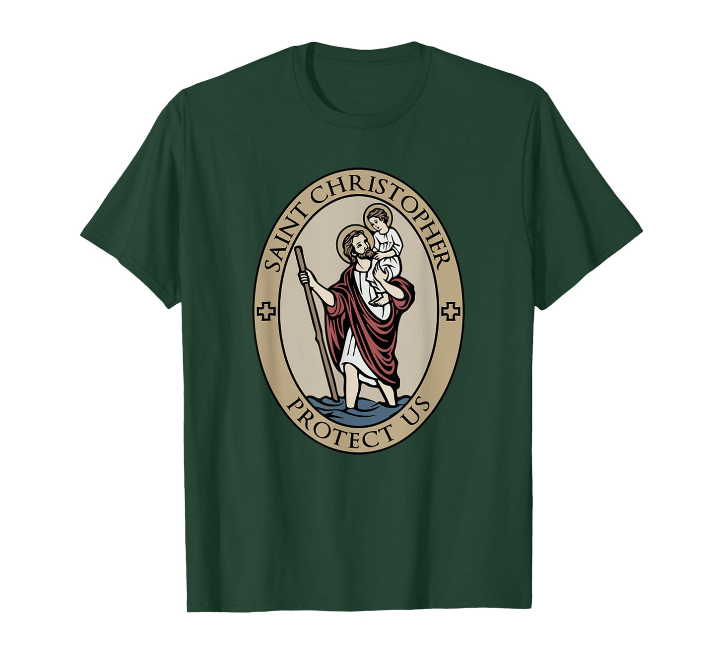 Funny Saint Christopher Bearer of Christ T-Shirt