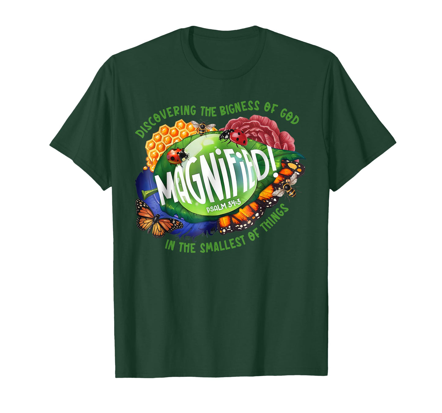 Magnified VBS 2025 Discovering the Bigness of God Christian T-Shirt