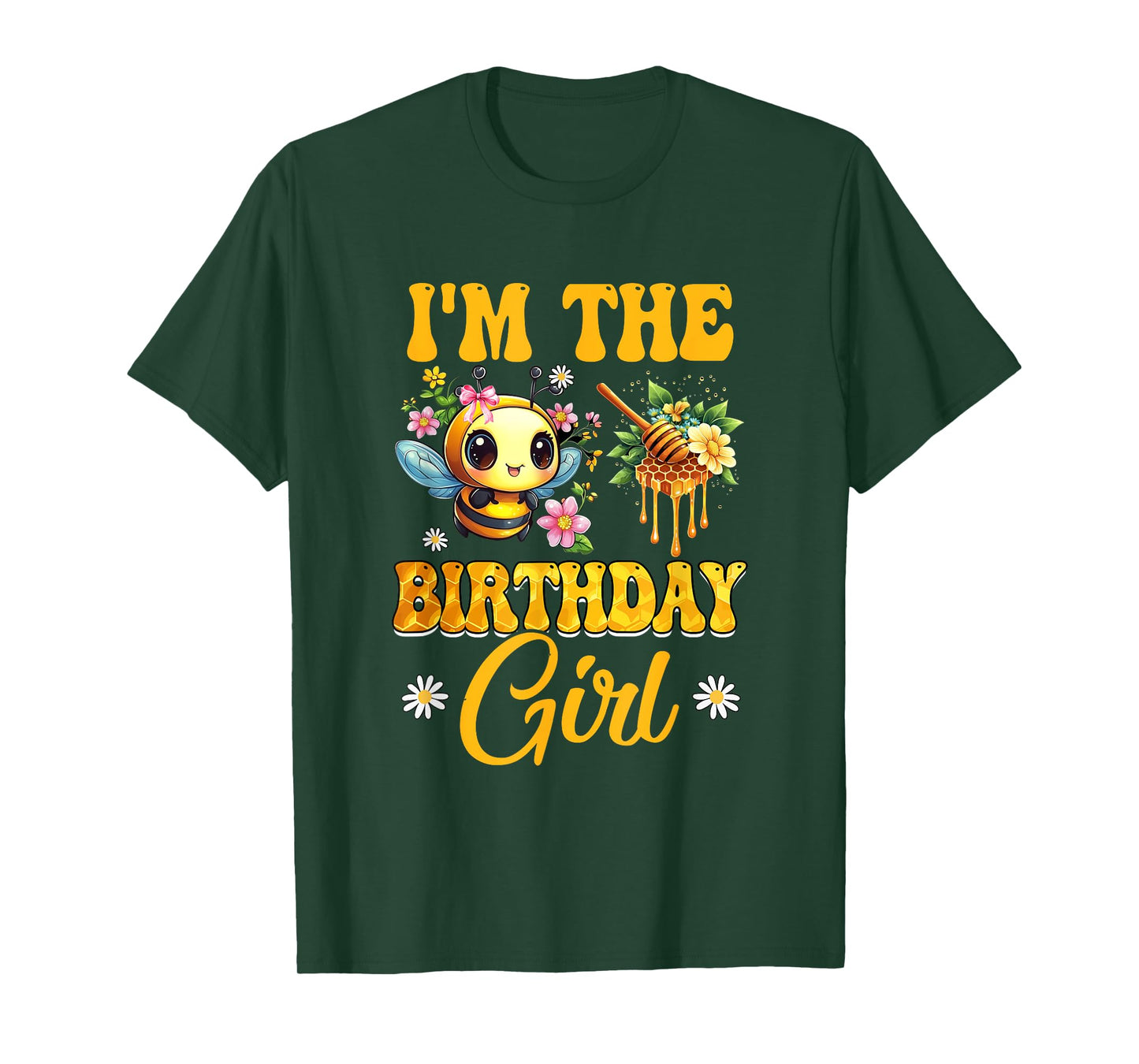 I'm The Birthday Girl Bee Family Birthday Party T-Shirt