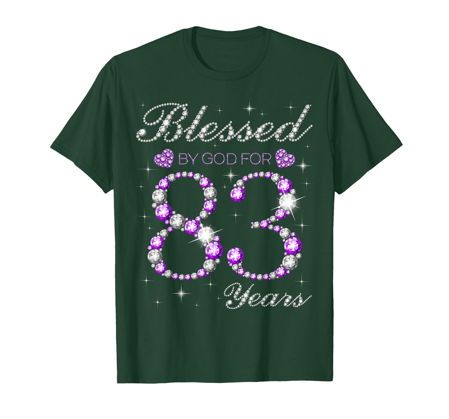 Blessed By God For 83 Years Old 83rd Birthday Party B-day T-Shirt