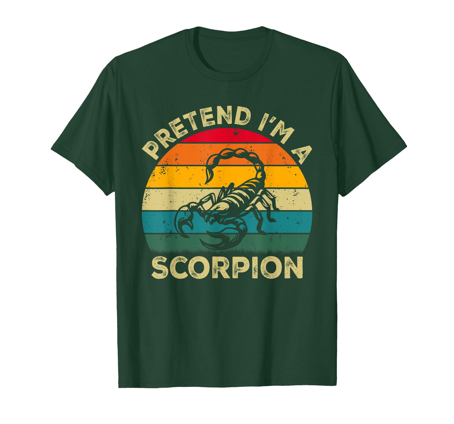 Pretend I'm A Scorpion Lazy Halloween Costume T-Shirt