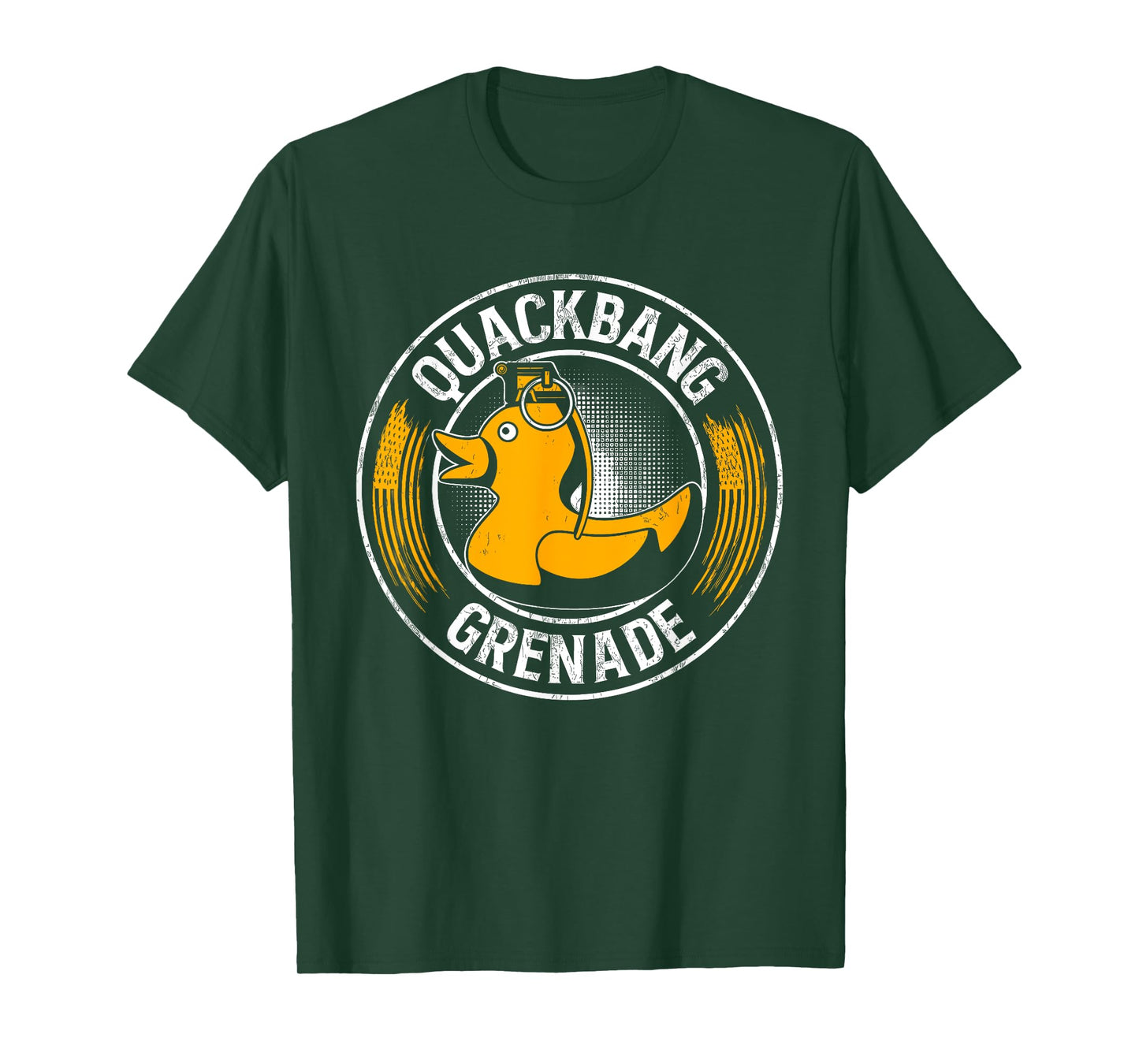 Funny Quackbang Quote Grenade Design T-Shirt