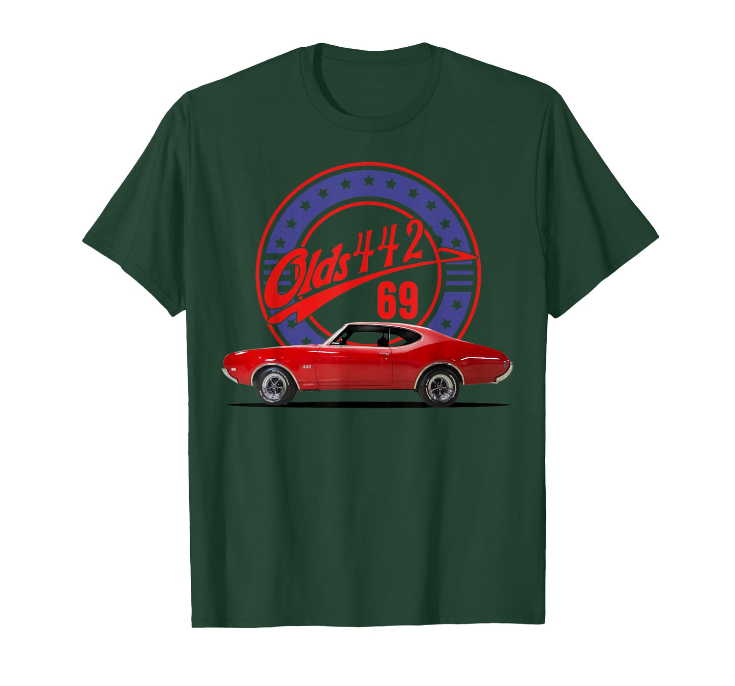 1969 69 olds 442 muscle car T-Shirt