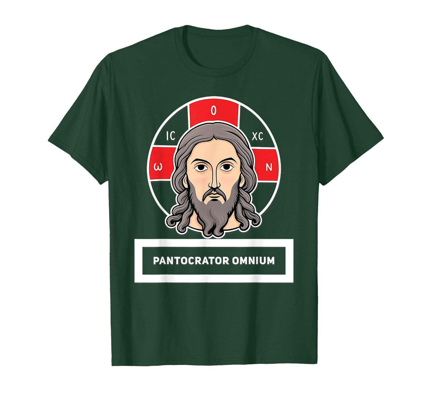 Orthodox Christian Eastern Orthodox Christ Pantocrator Icon T-Shirt