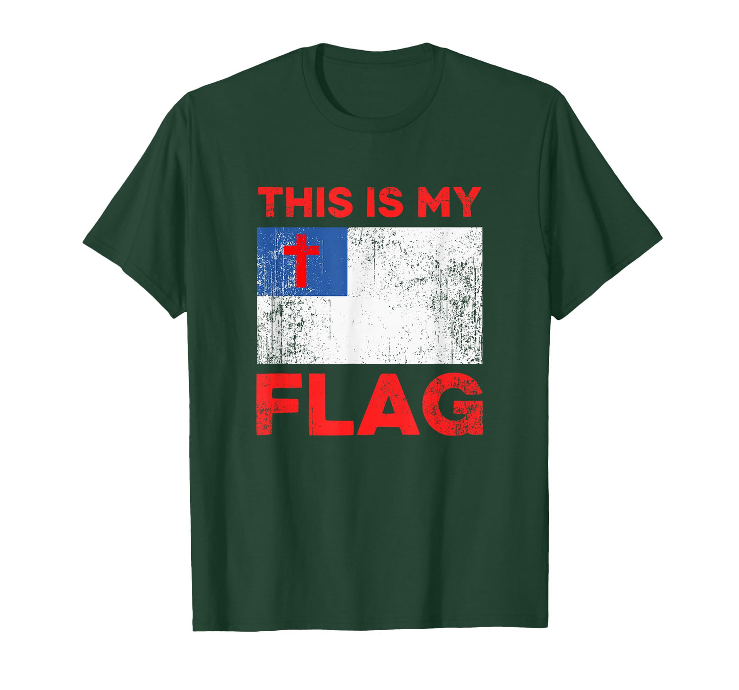 This is My Flag - Christian Jesus Cross T-Shirt