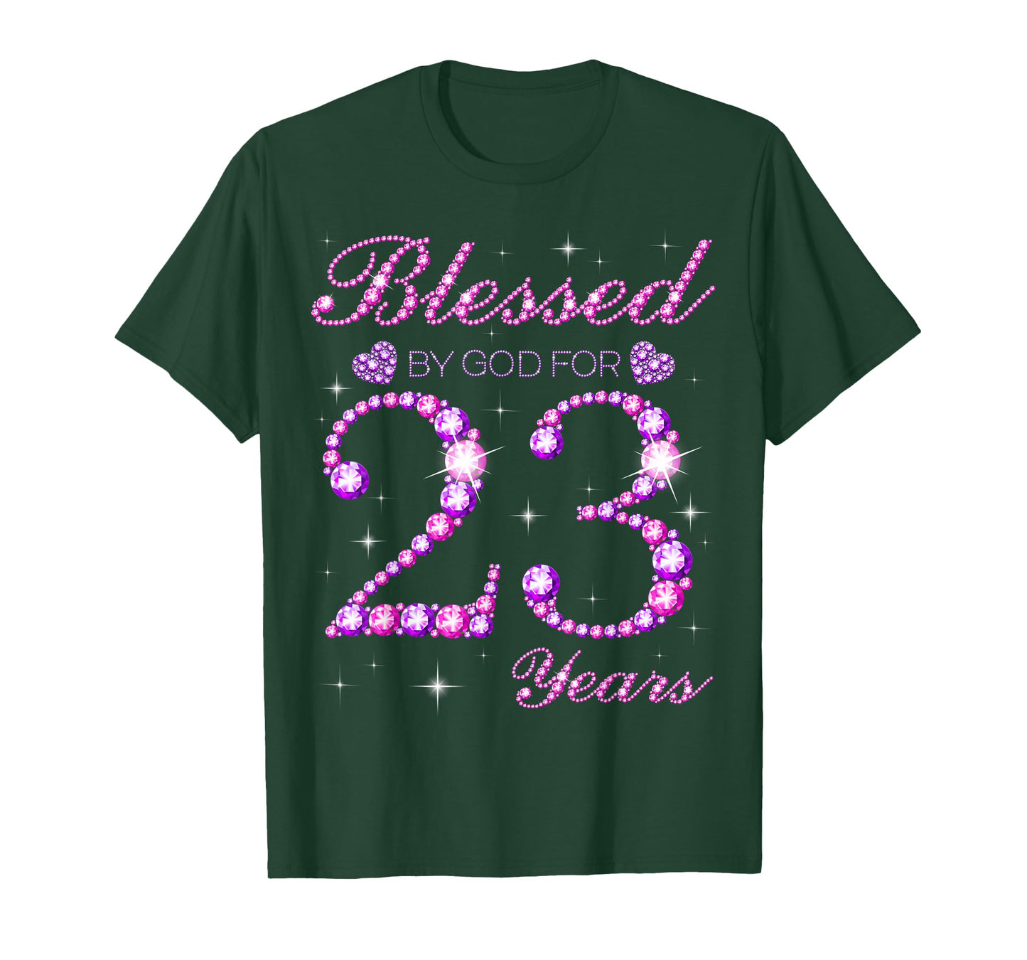 Blessed by God for 23 Years Old 23rd Birthday Party T-Shirt