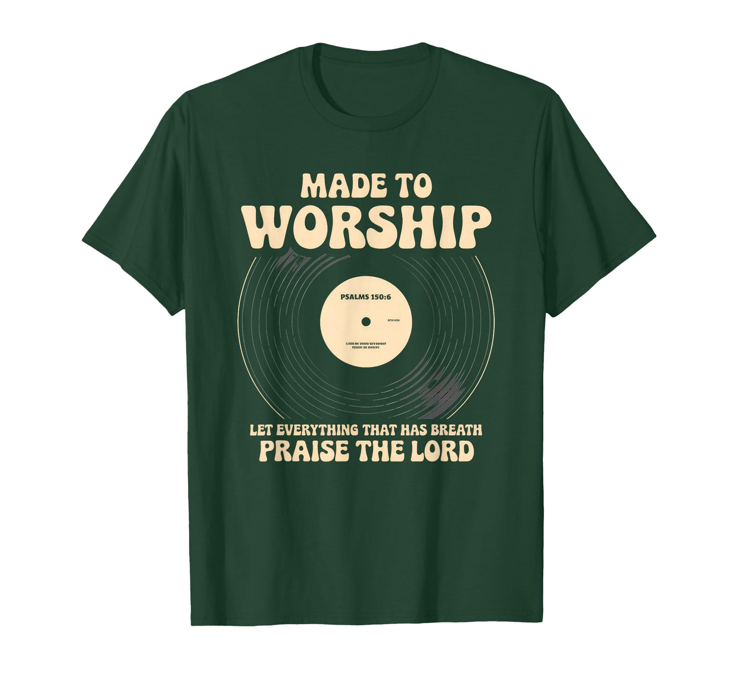 Worship Tshirt Christian Music Retro Cassette Psalms 150:6 T-Shirt