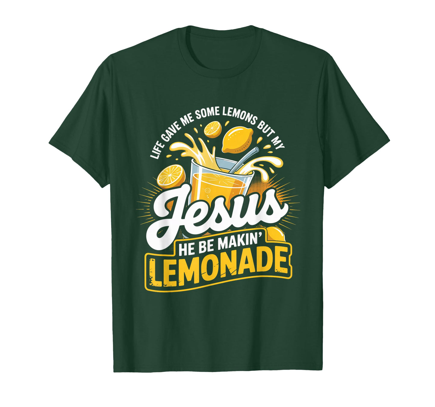 Life Gave Me Lemons Jesus Lemonade Funny Christian Humor T-Shirt