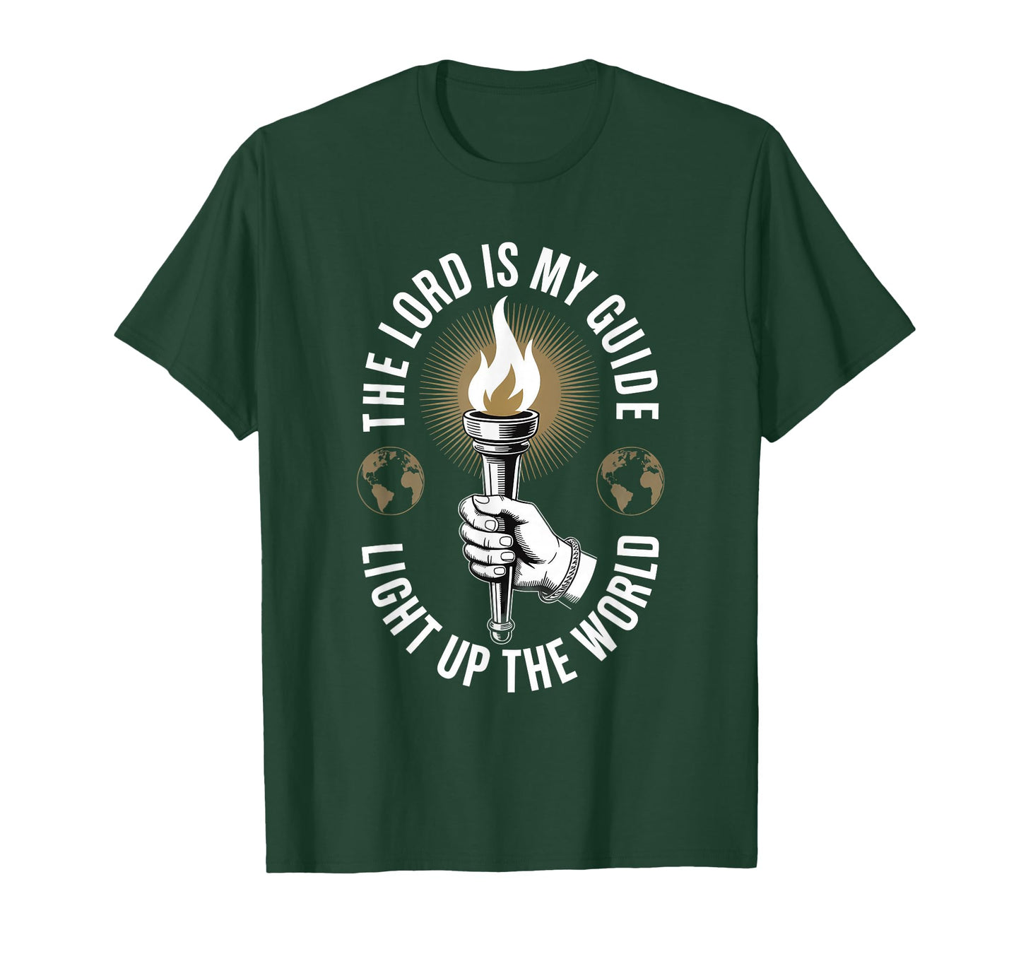 Lord is My God Light Up The World Christian Streetwear T-Shirt