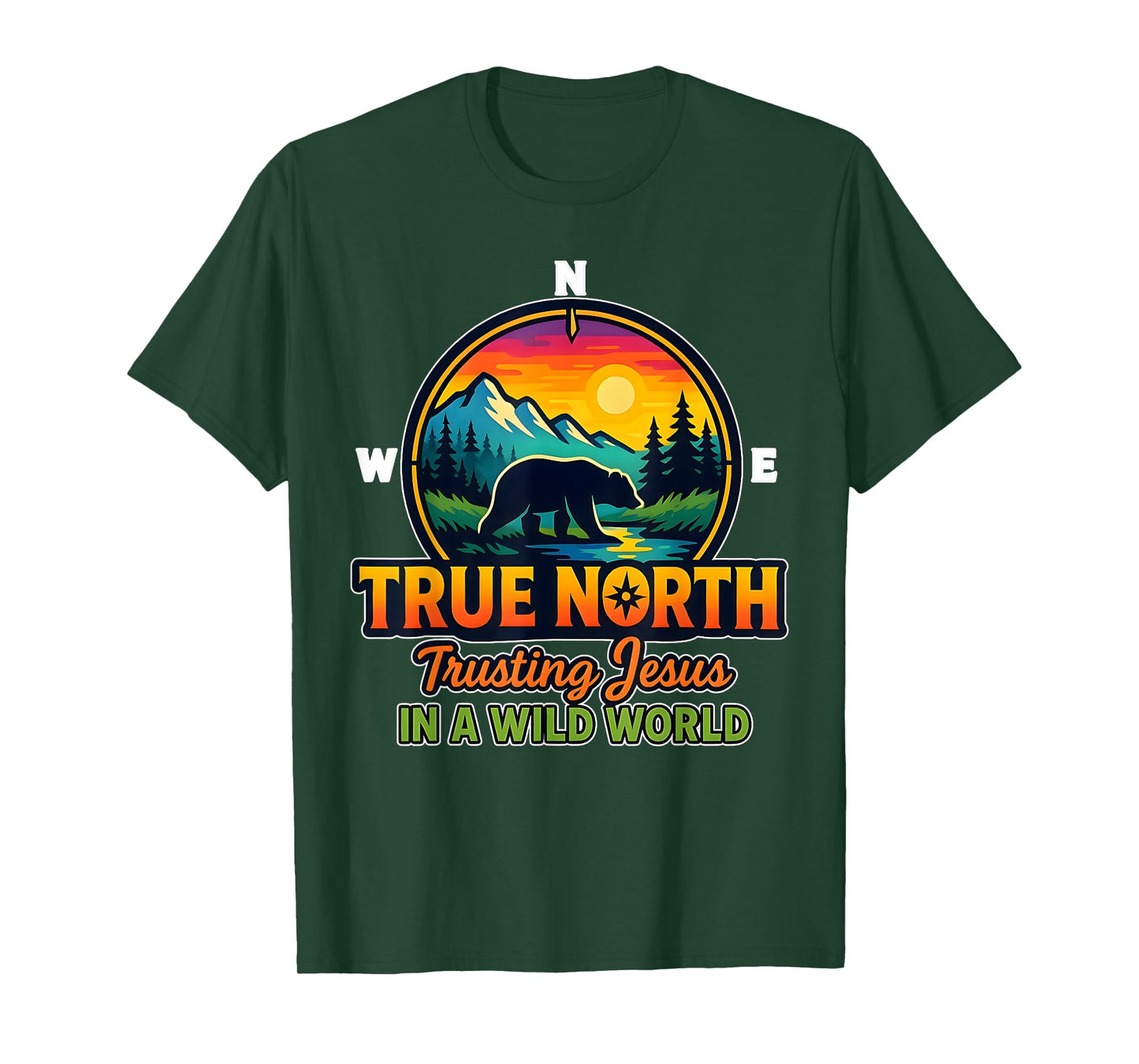 True North VBS 2025 Trusting Jesus Wilderness Christian T-Shirt