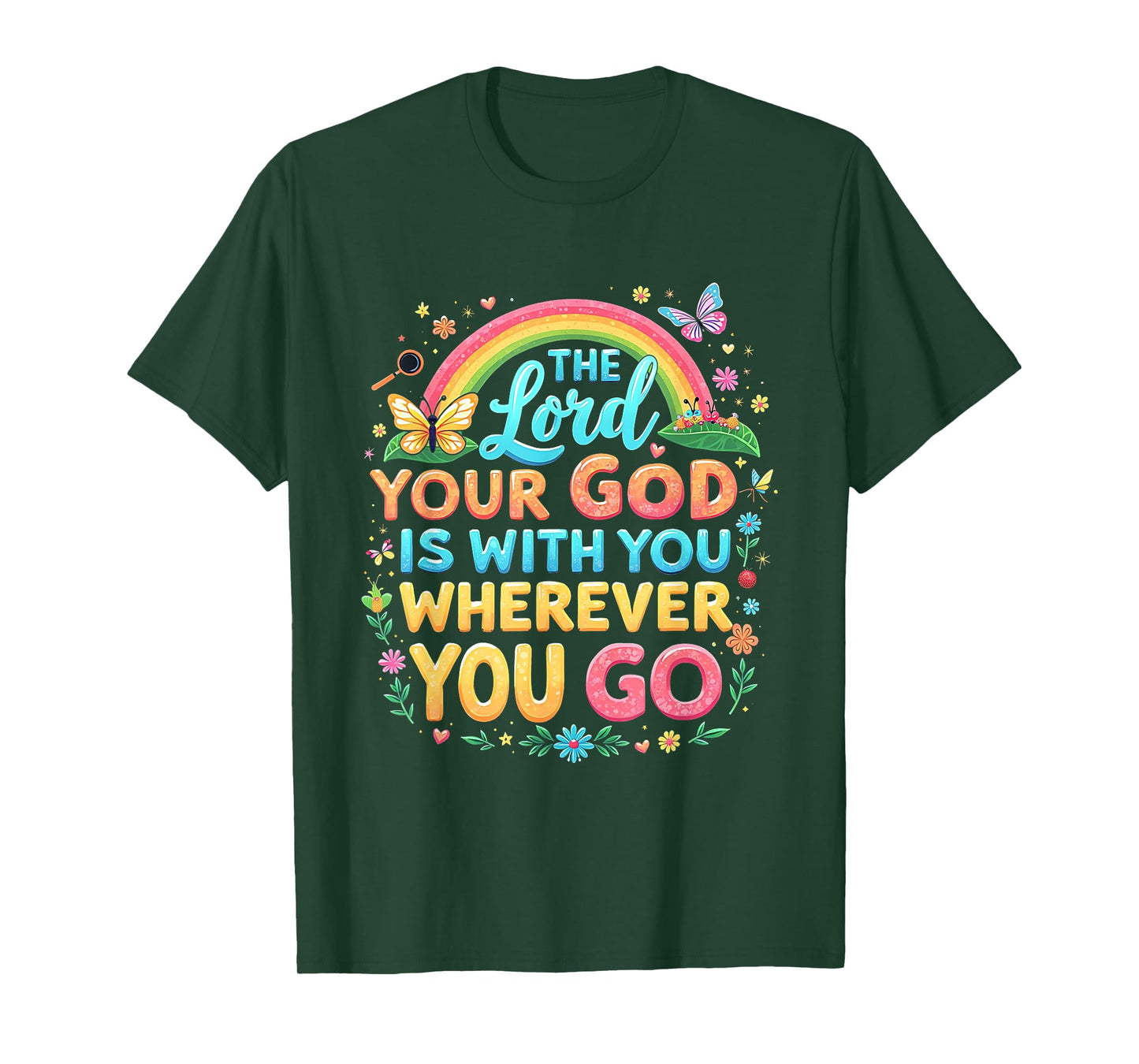 The Lord Your God Christian VBS 2025 True North Road Trip T-Shirt