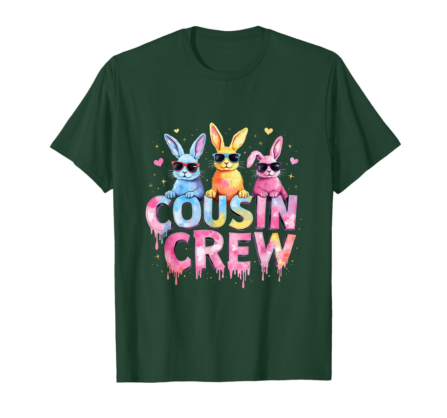 Cousin Crew Easter Bunny Family Matching Toddler Boys Girls T-Shirt