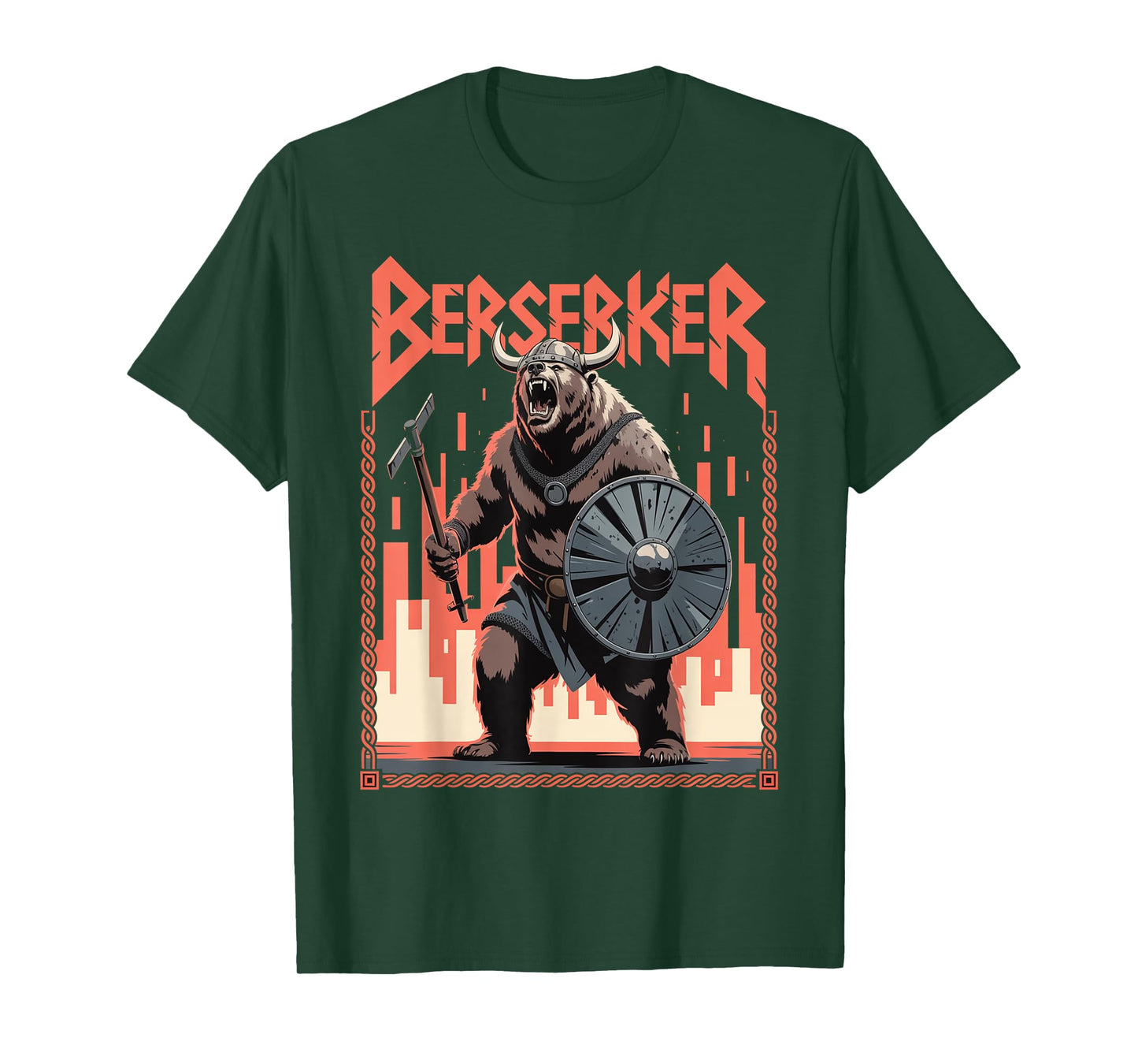 Viking Berserker Strength - Norse Bear T-Shirt