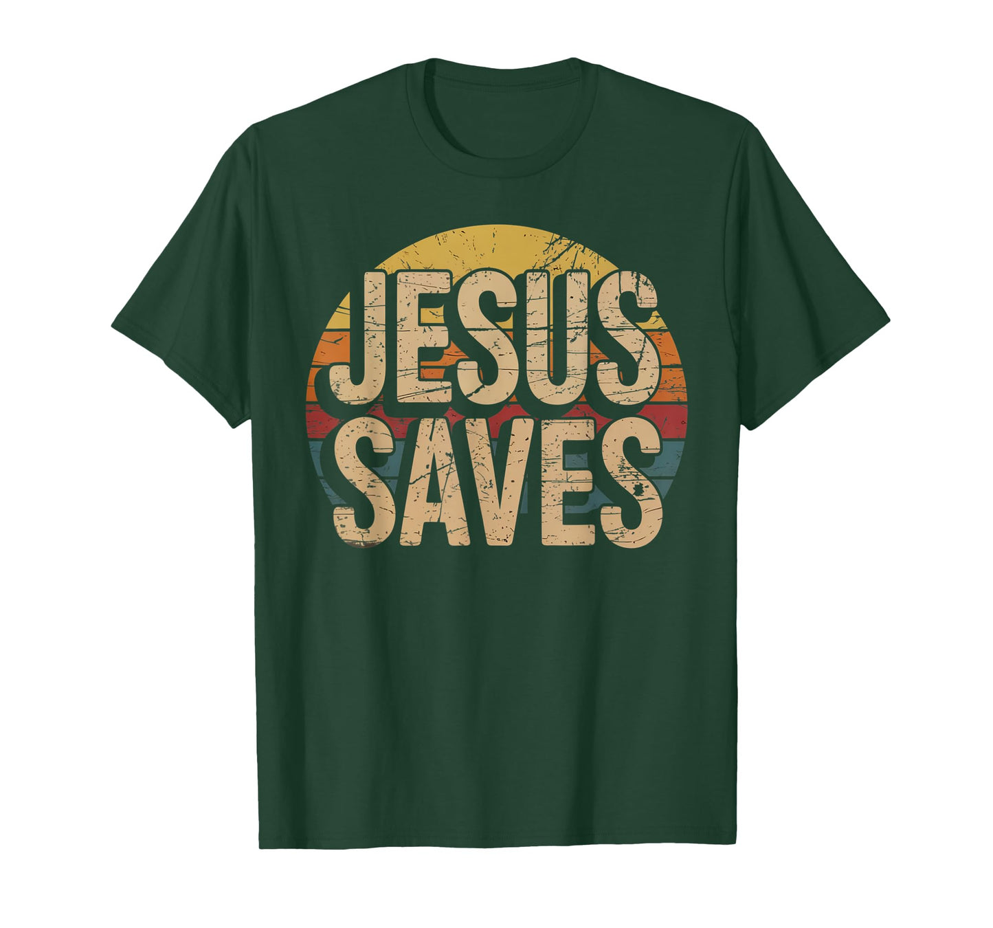 Jesus Saves Cross Christian Religious Faith Mens T-Shirt